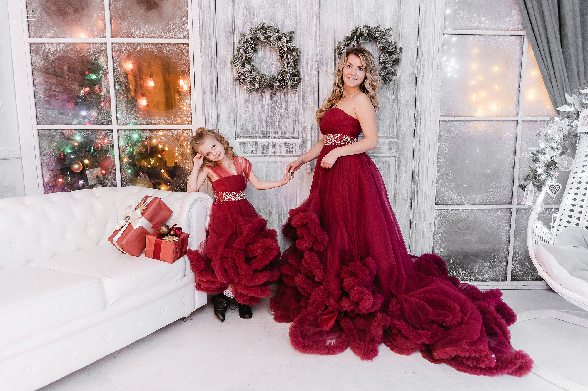 Шикарный декор в Новогодней фотостудии Дубны