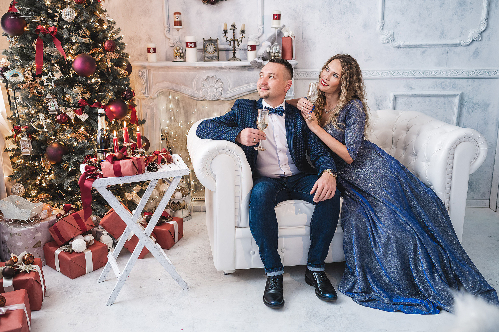 Новогодняя фотостудия в Дубне Кимрах Талдоме. Свадебный фотограф в Дубне Алексей Фонарёв