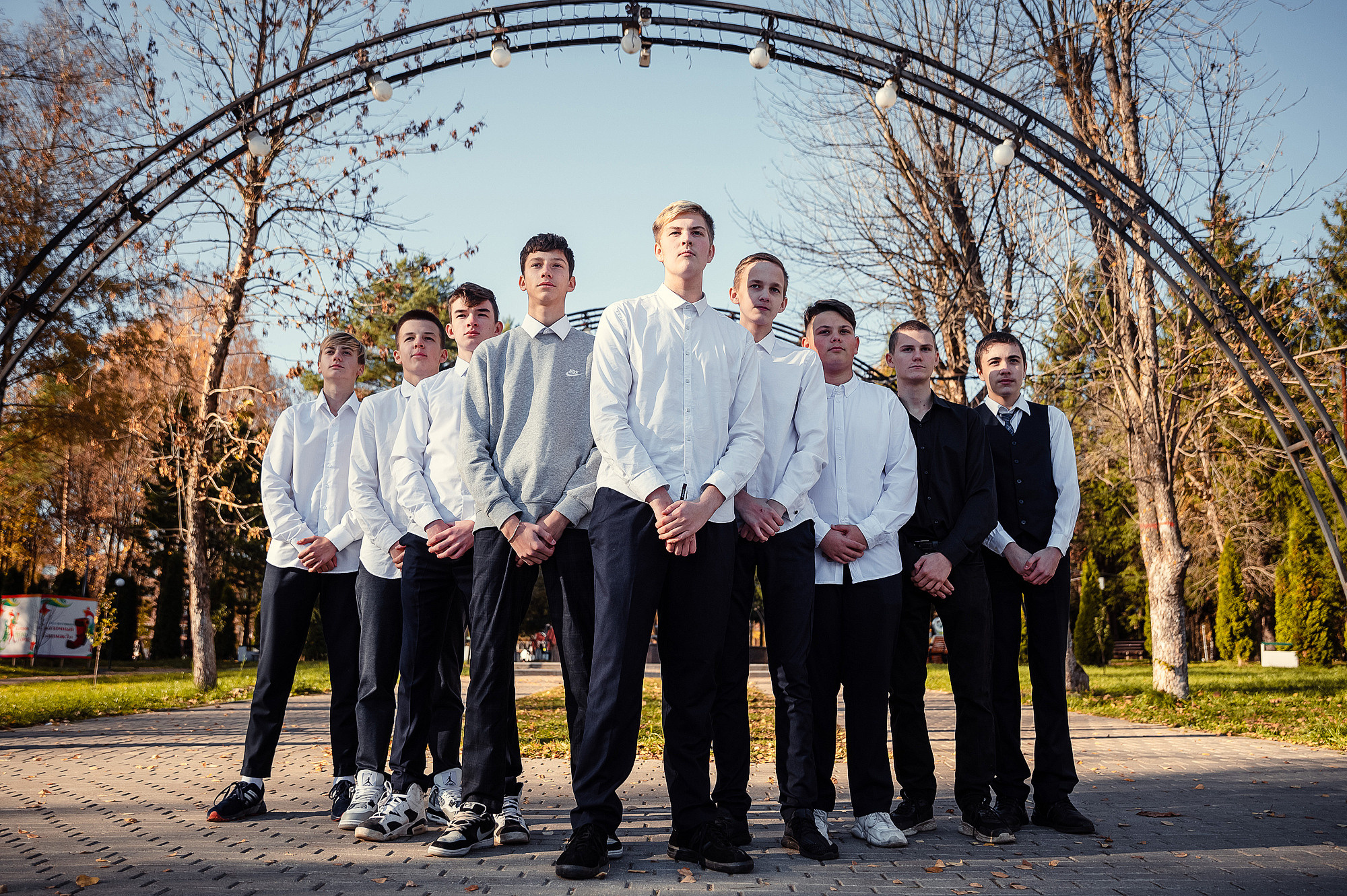 Съемка выпускников на природе