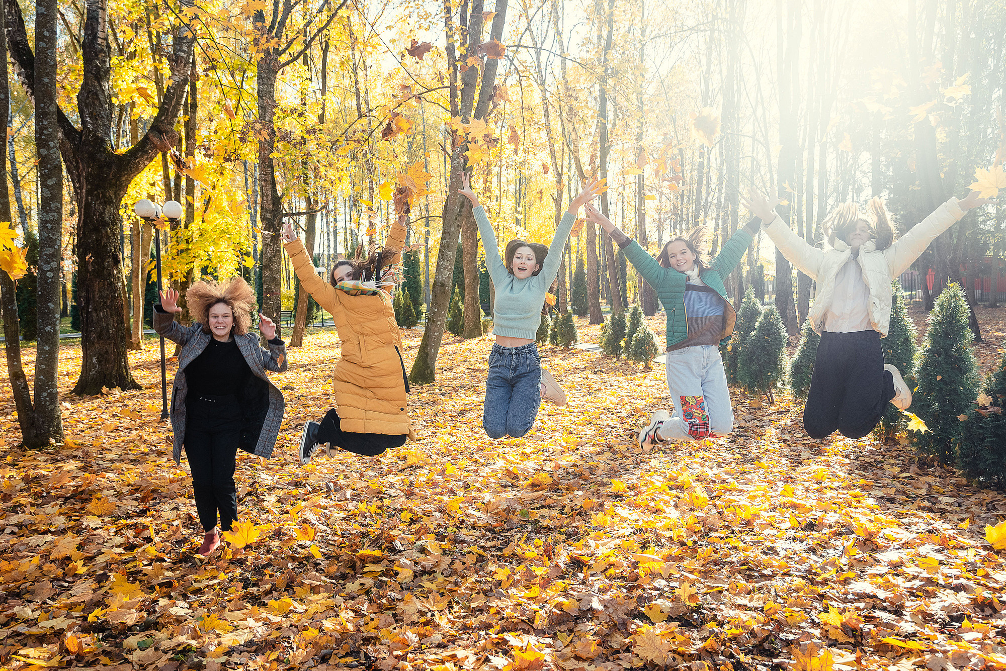 Осенняя фотосессия для школьников