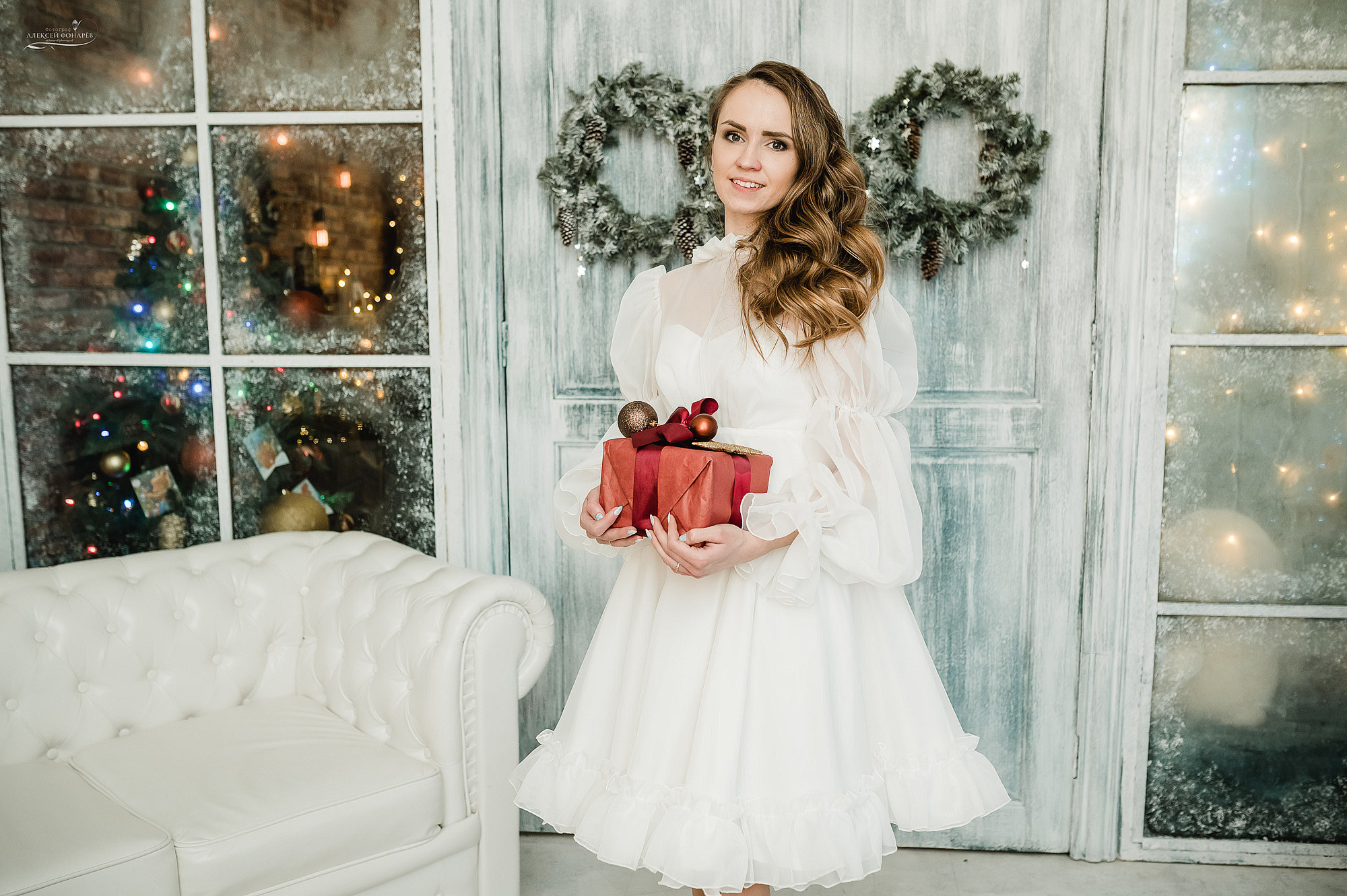 Новогодняя фотостудия в Дубне Кимрах Талдоме. Свадебный фотограф в Дубне Алексей Фонарёв