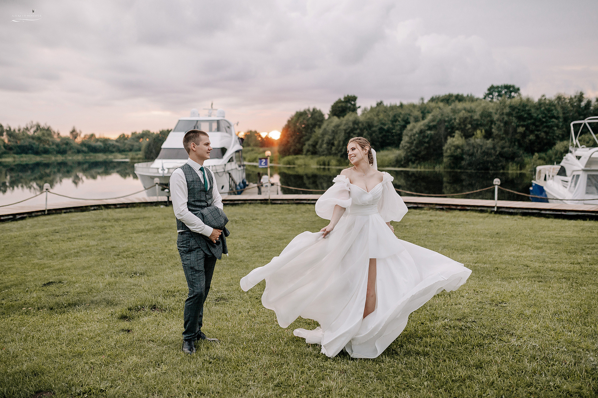 Евгений и Алина. Свадебный фотограф в Дубне Алексей Фонарёв