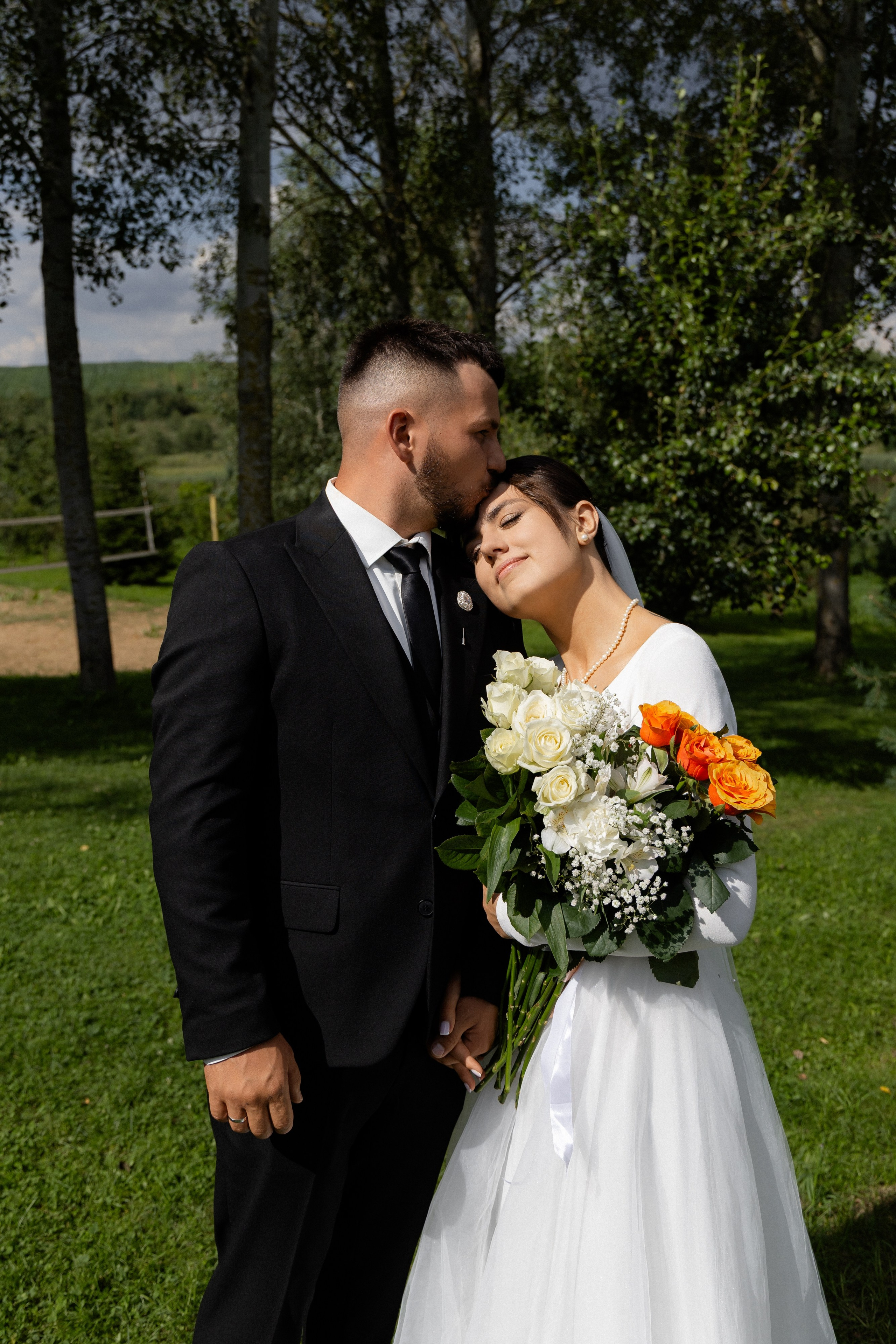 Свадебная фотосессия в агроусадьбе Лабодянка в Минске. Свадебный фотограф в Минске/Беларуси Сергей Спиридонов