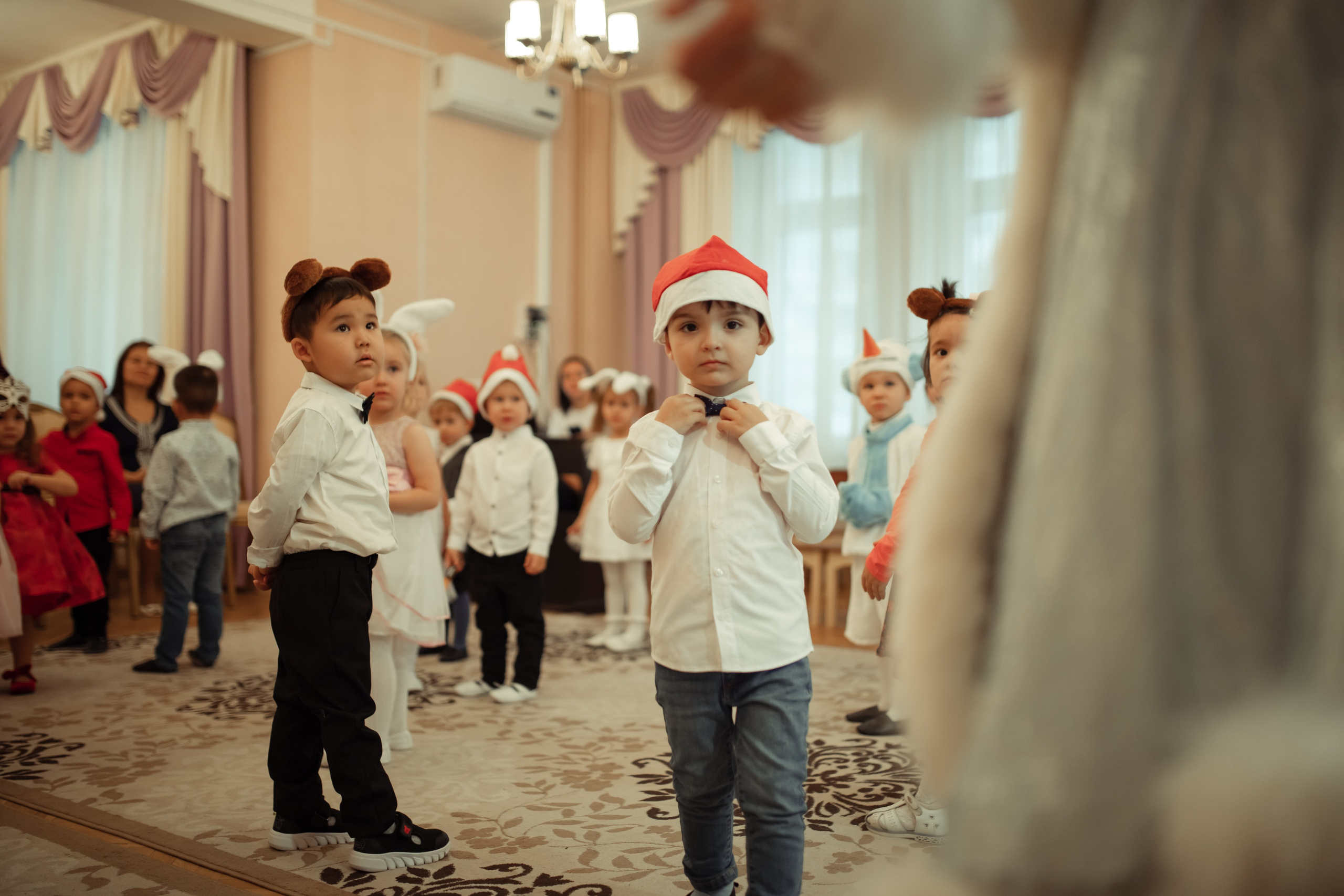 Новогодний утренник в детском саду. Семейный и детский фотограф в Москве Дорогова Екатерина