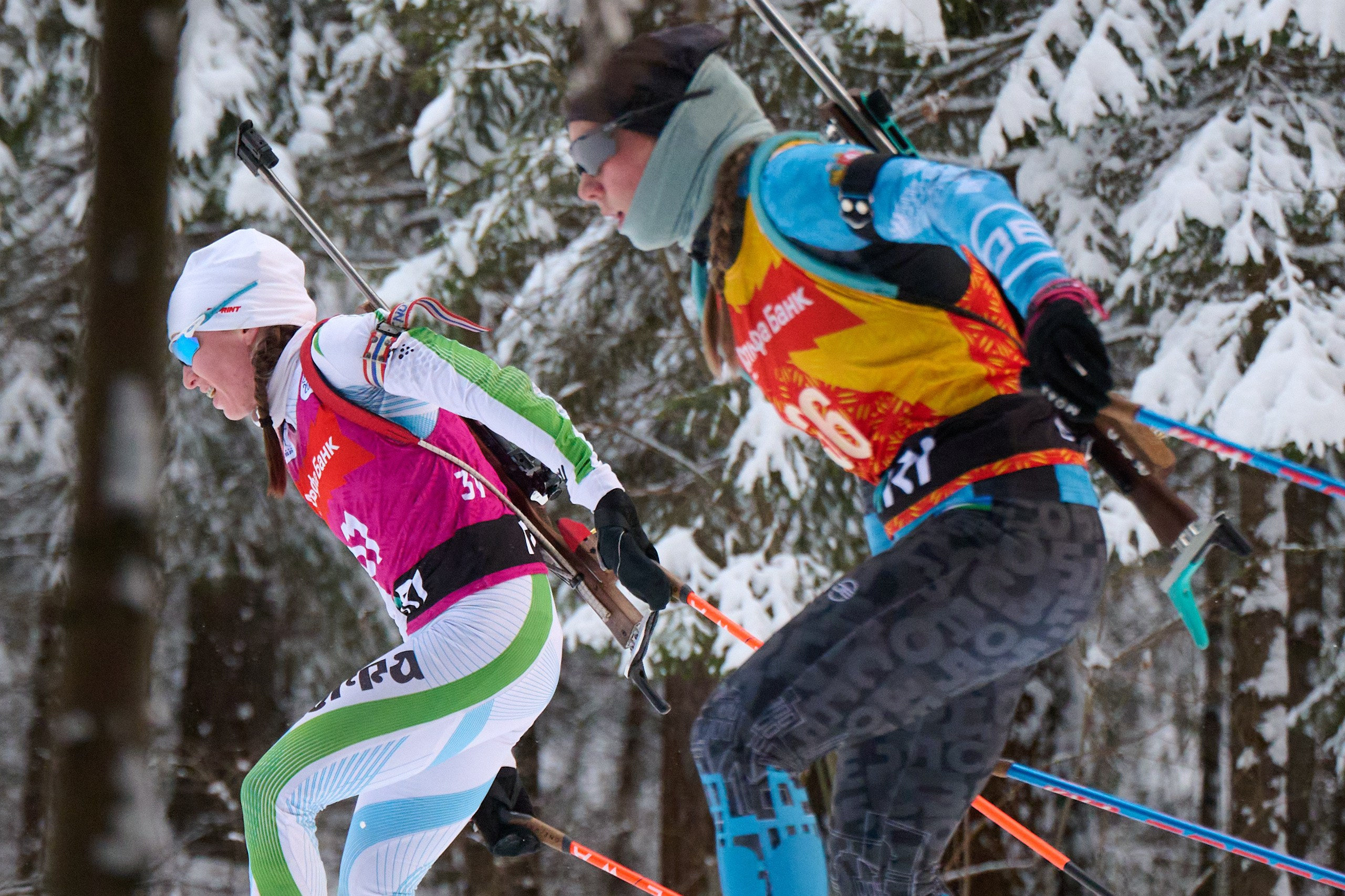 Ижевская Винтовка 55. Спринт. Женщины. Спортивный репортажный фотограф в Ижевске Сергей Мерзляков