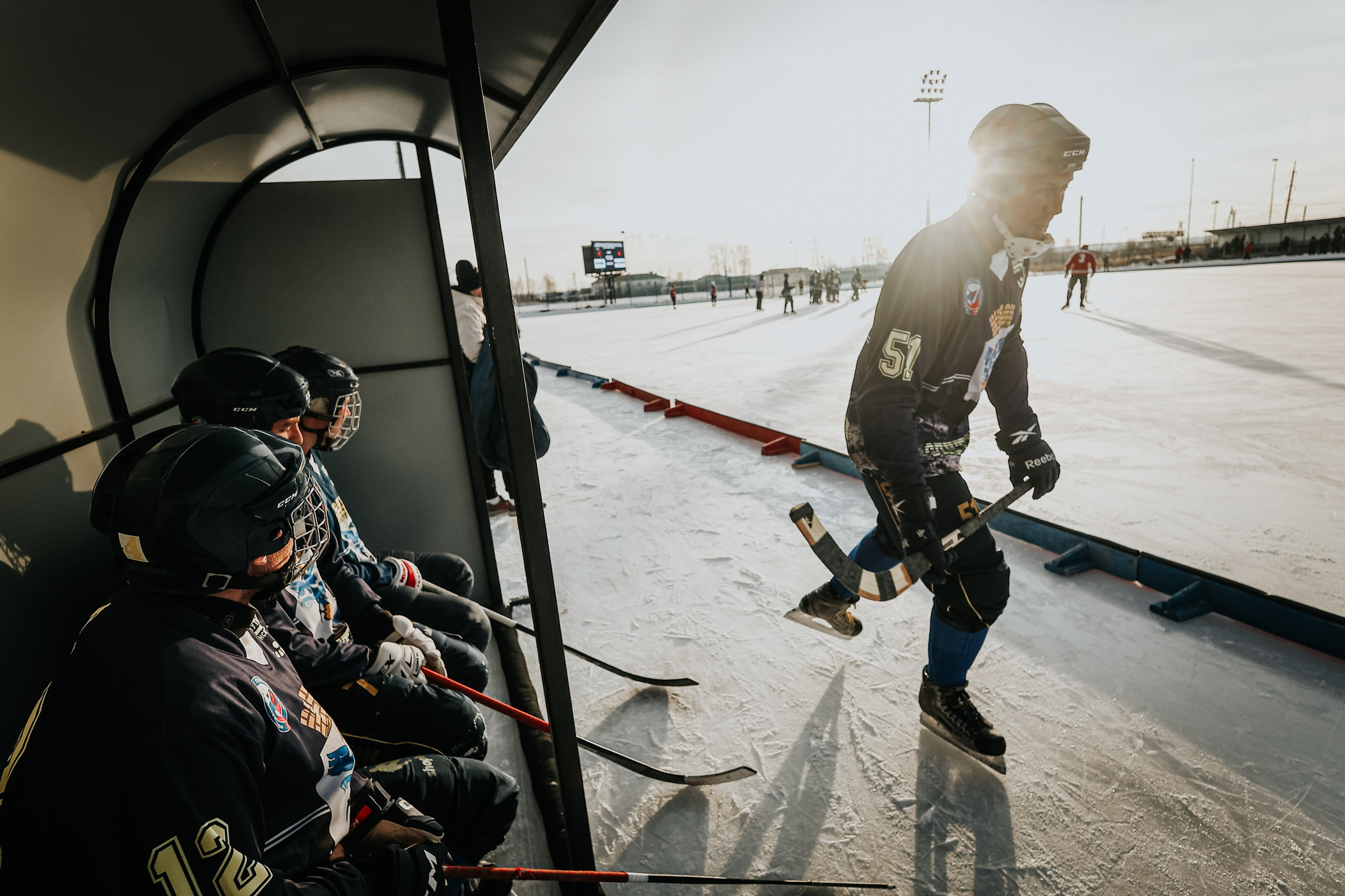 Хоккей с мячом, г. Карпинск. Александра, репортажный и событийный фотограф