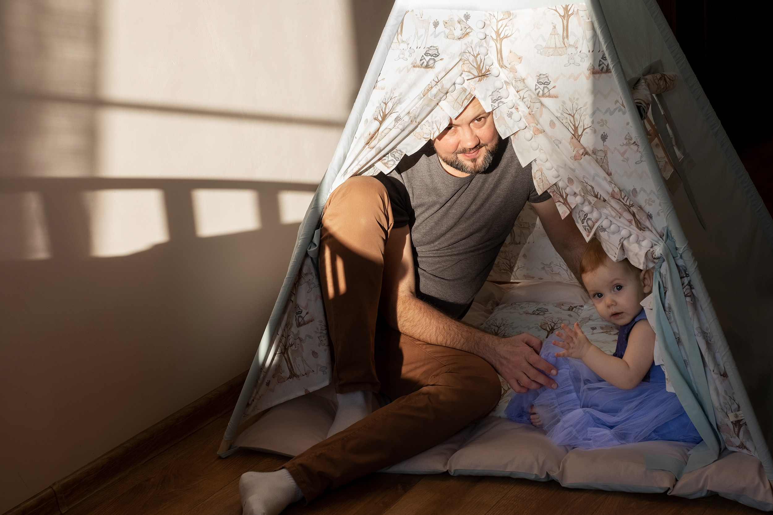 Семья Иры и Алексея (съемка в квартире). Екатерина Мишина творческий фотограф в Самаре
