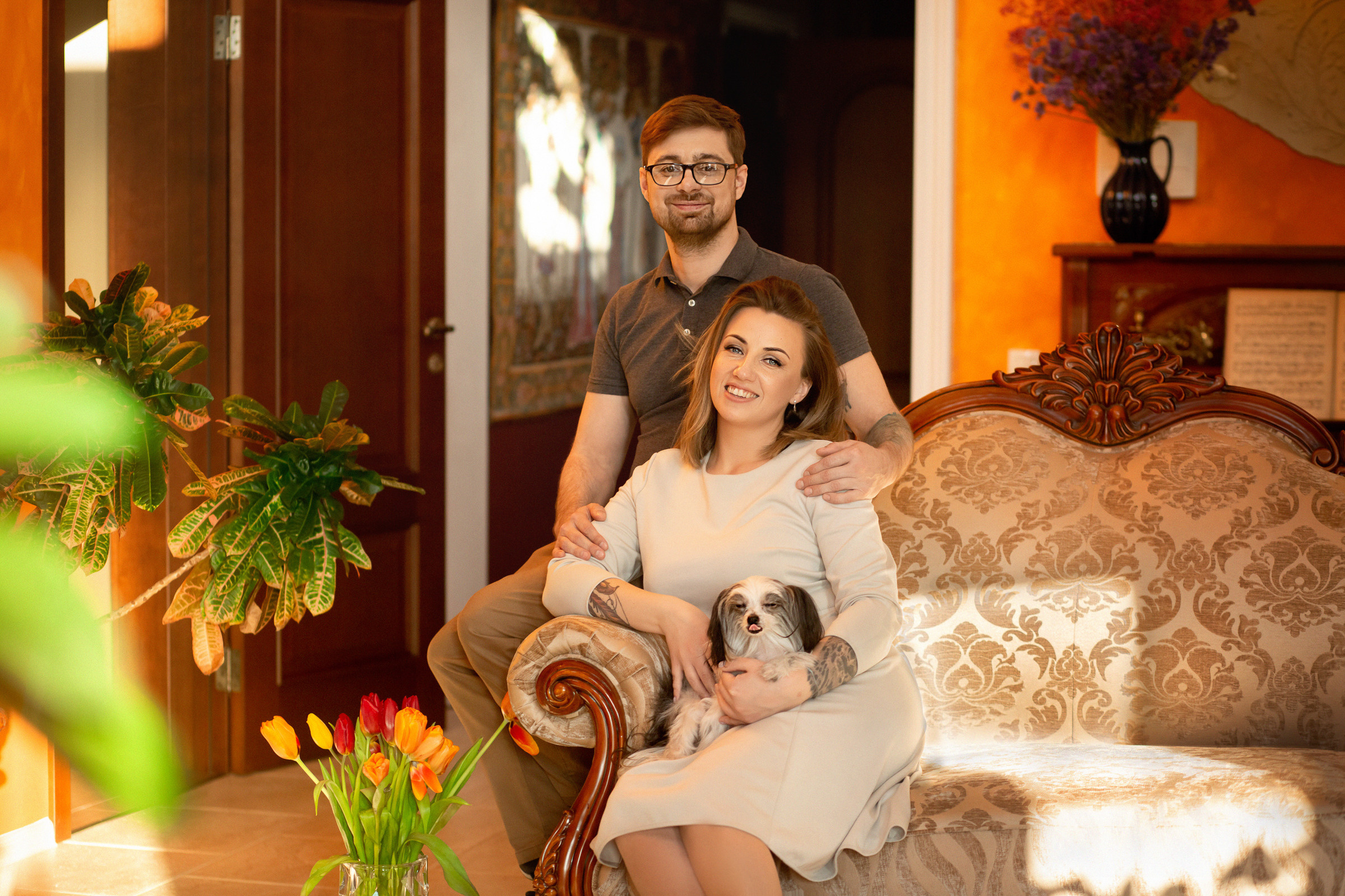 Алина и Кирилл. Фотограф женский и мужской портрет Санкт-Петербург