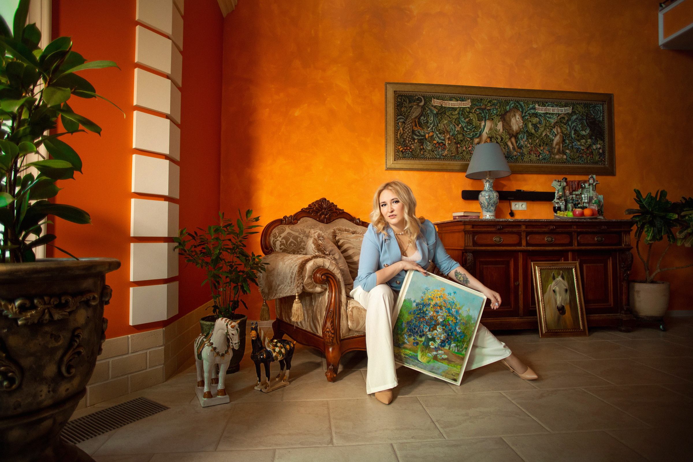 Светлана_В Голубом. Фотограф женский и мужской портрет Санкт-Петербург