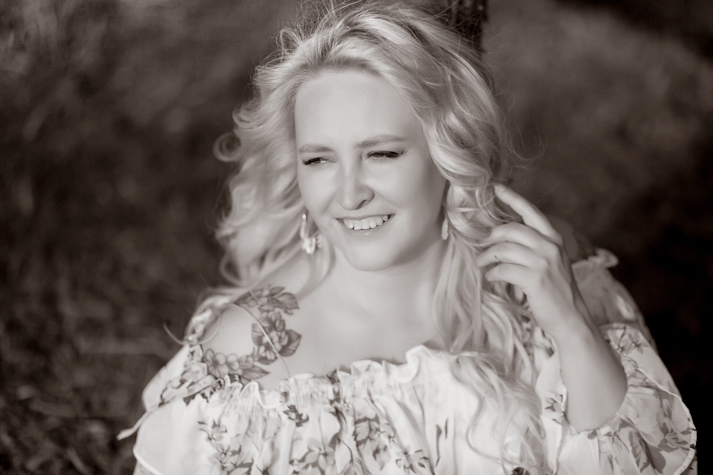 В розовых яблонях. Фотограф женский и мужской портрет Санкт-Петербург