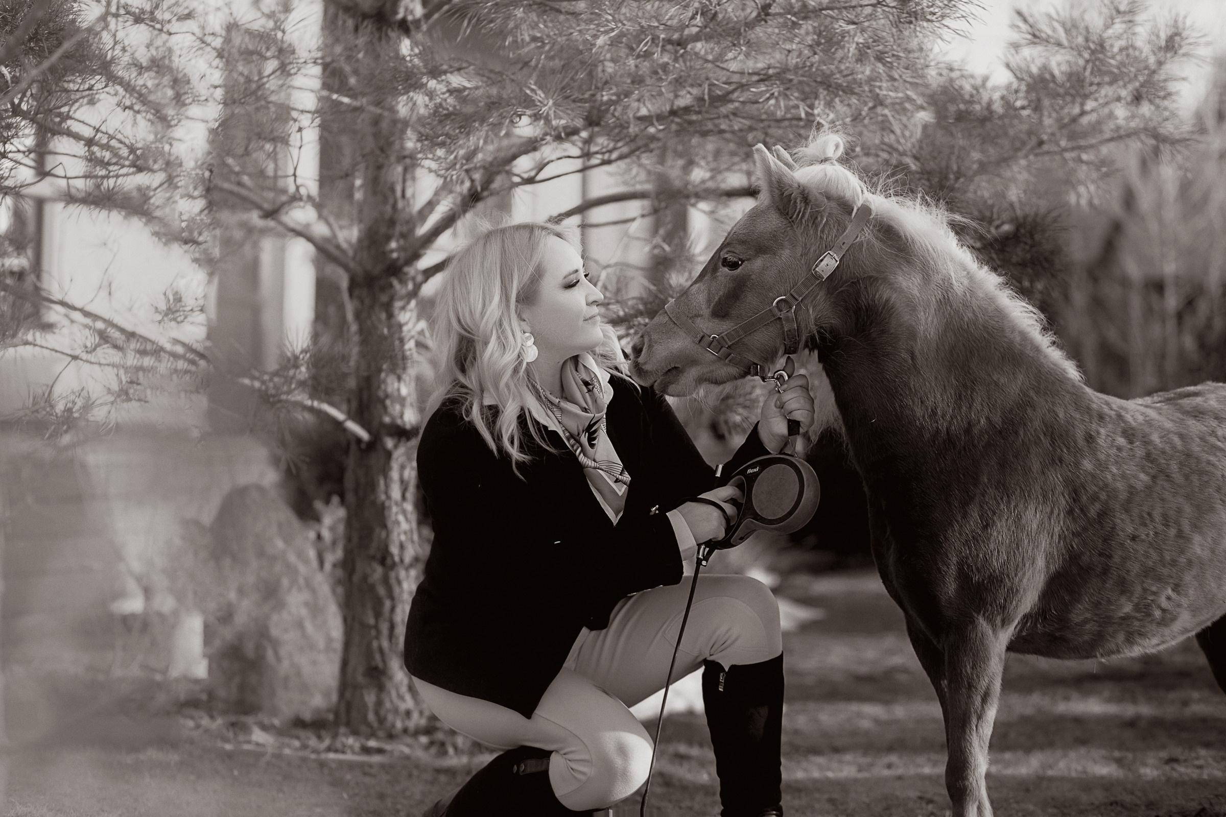 Светлана и Мини-Хорсик. Фотограф женский и мужской портрет Санкт-Петербург