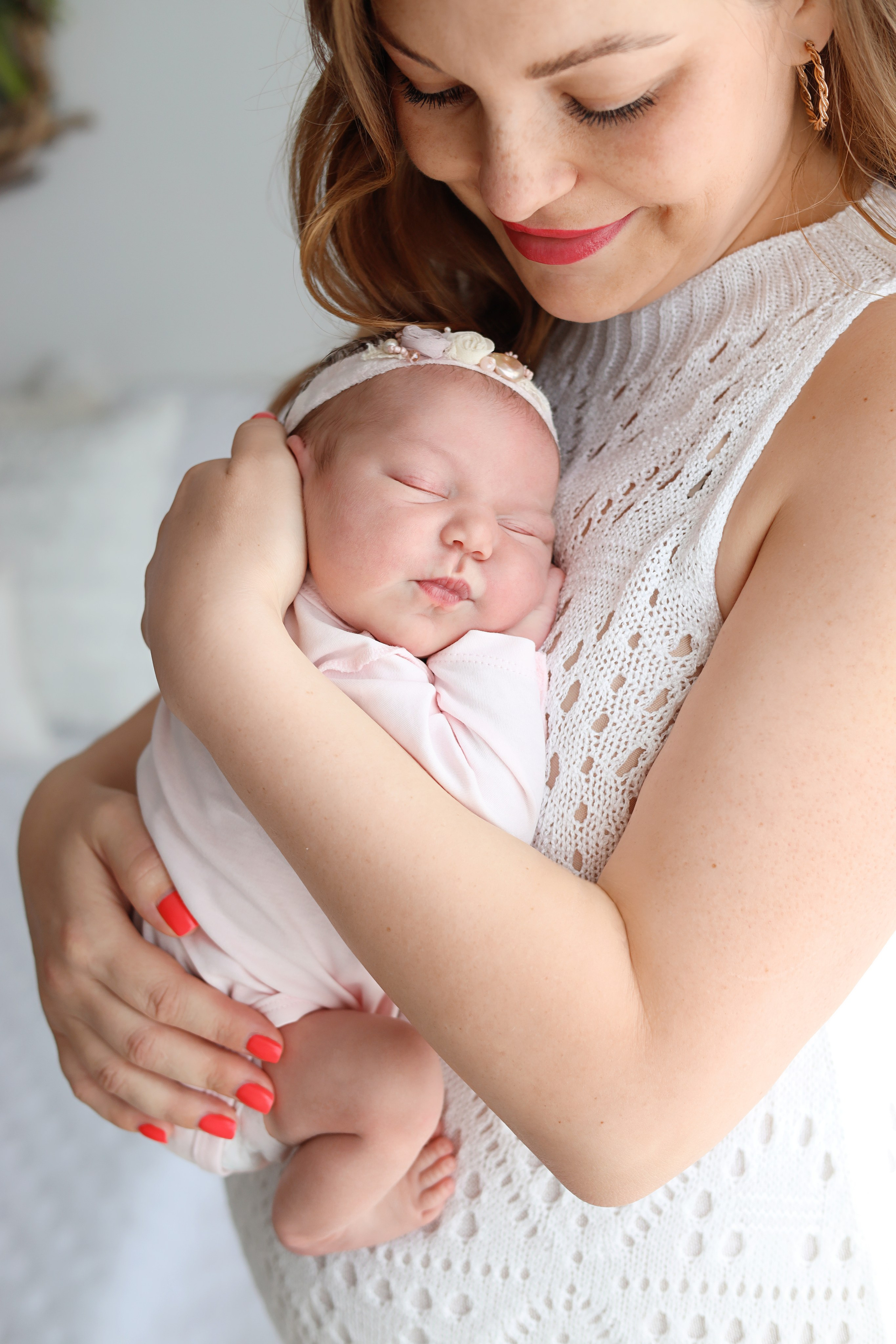 Ньюборн фотосессия Полины. Фотограф новорожденных Москва. Ньюборн фотограф Москва