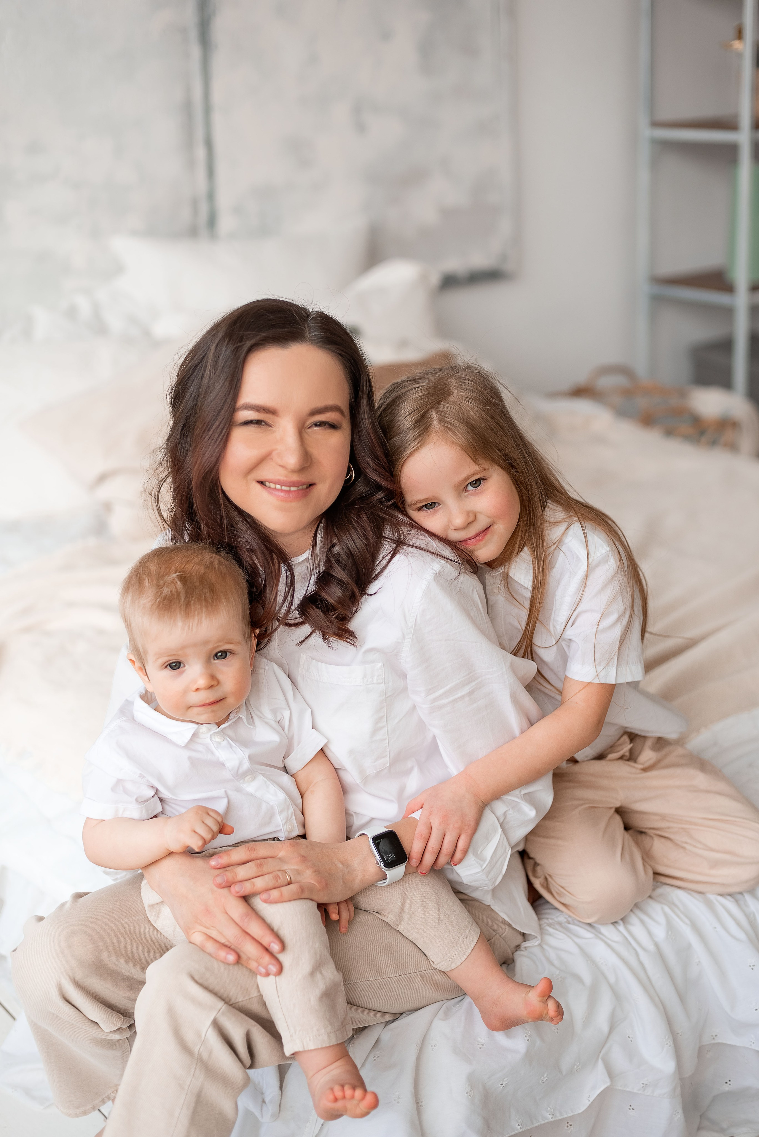 Даша и семья. Фотограф Юлия Кондратьева