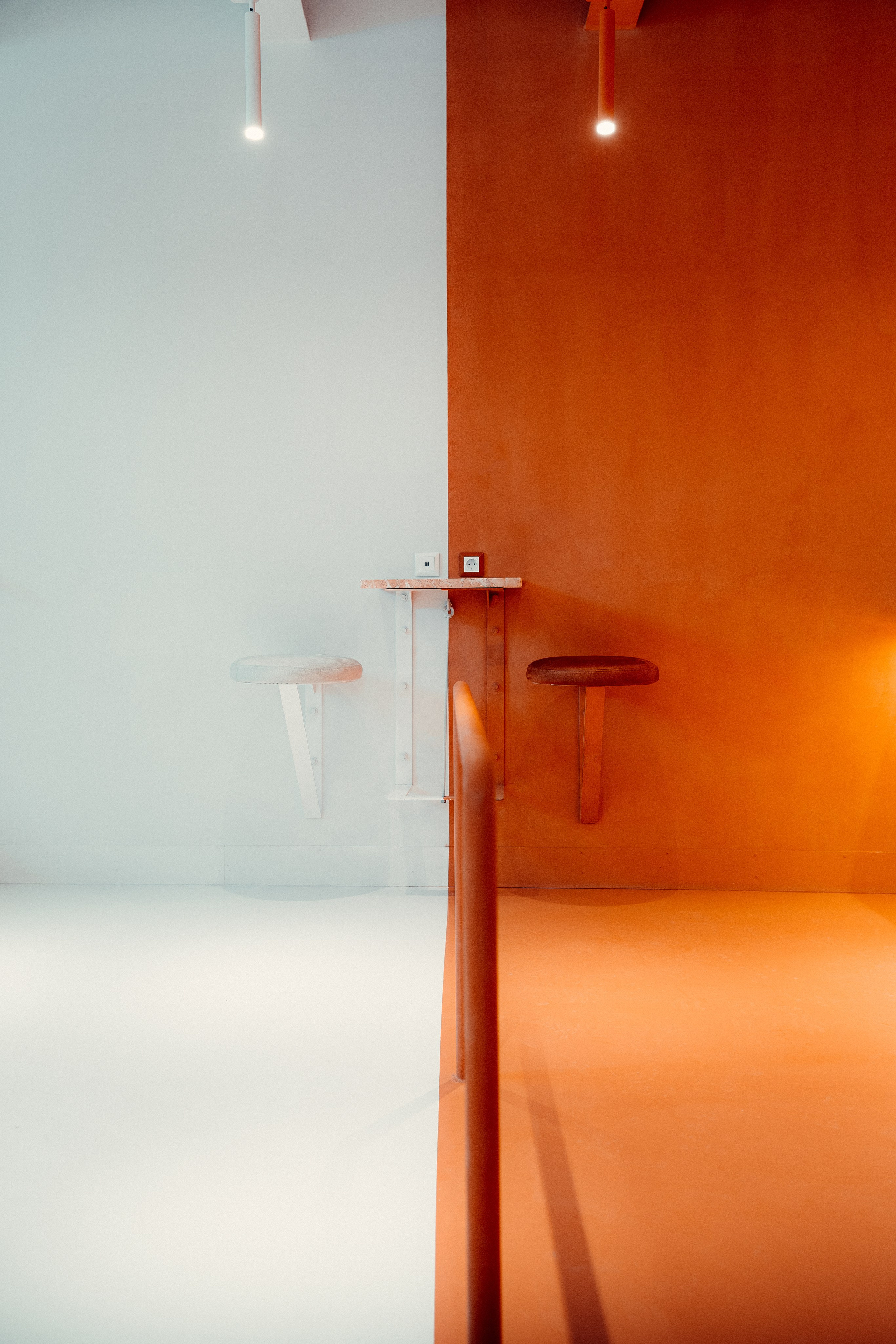 Interior photography of a coffee shop