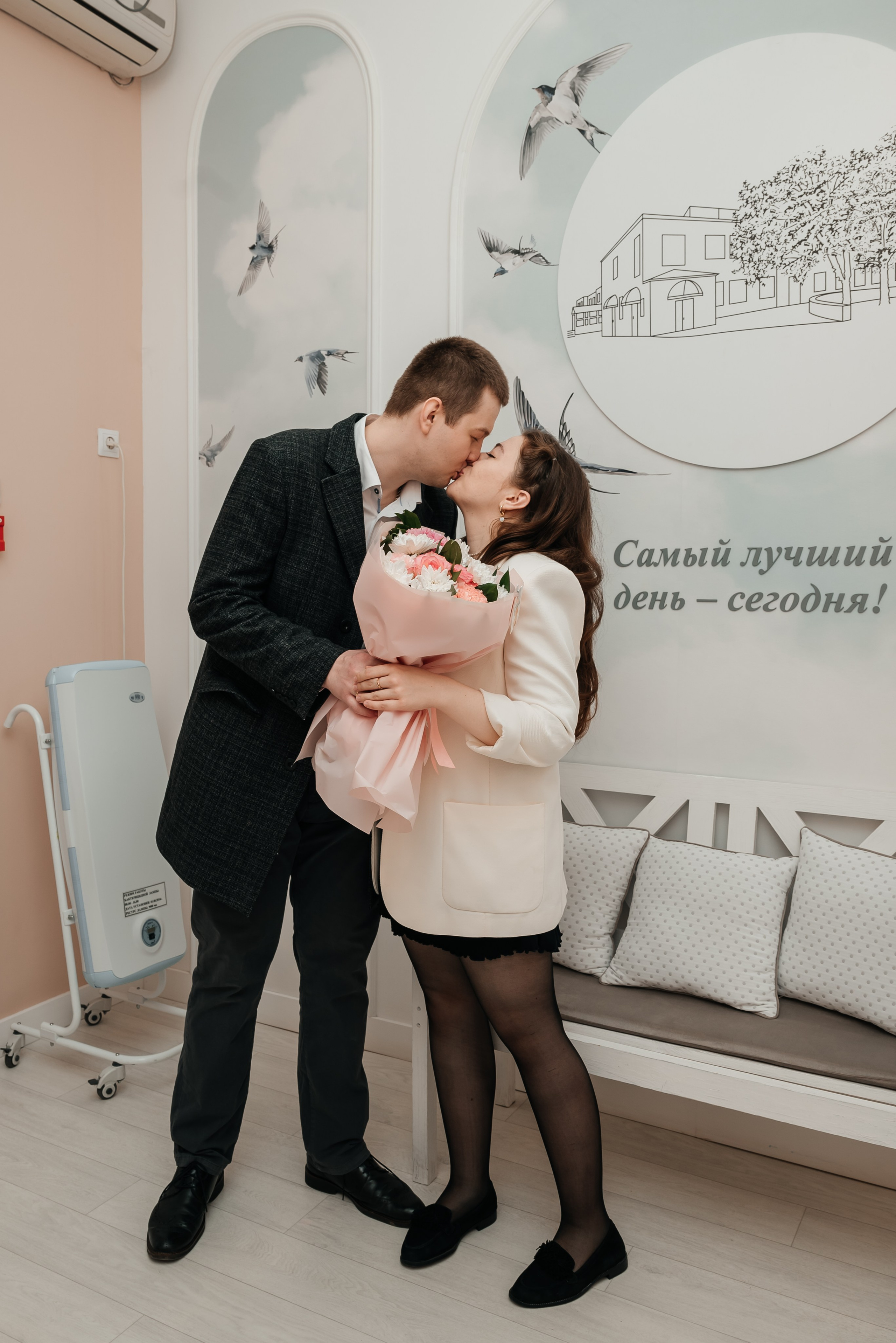 Фотосессия выписки из роддома ЦГБ. Семейный и детский фотограф Кущ Наташа