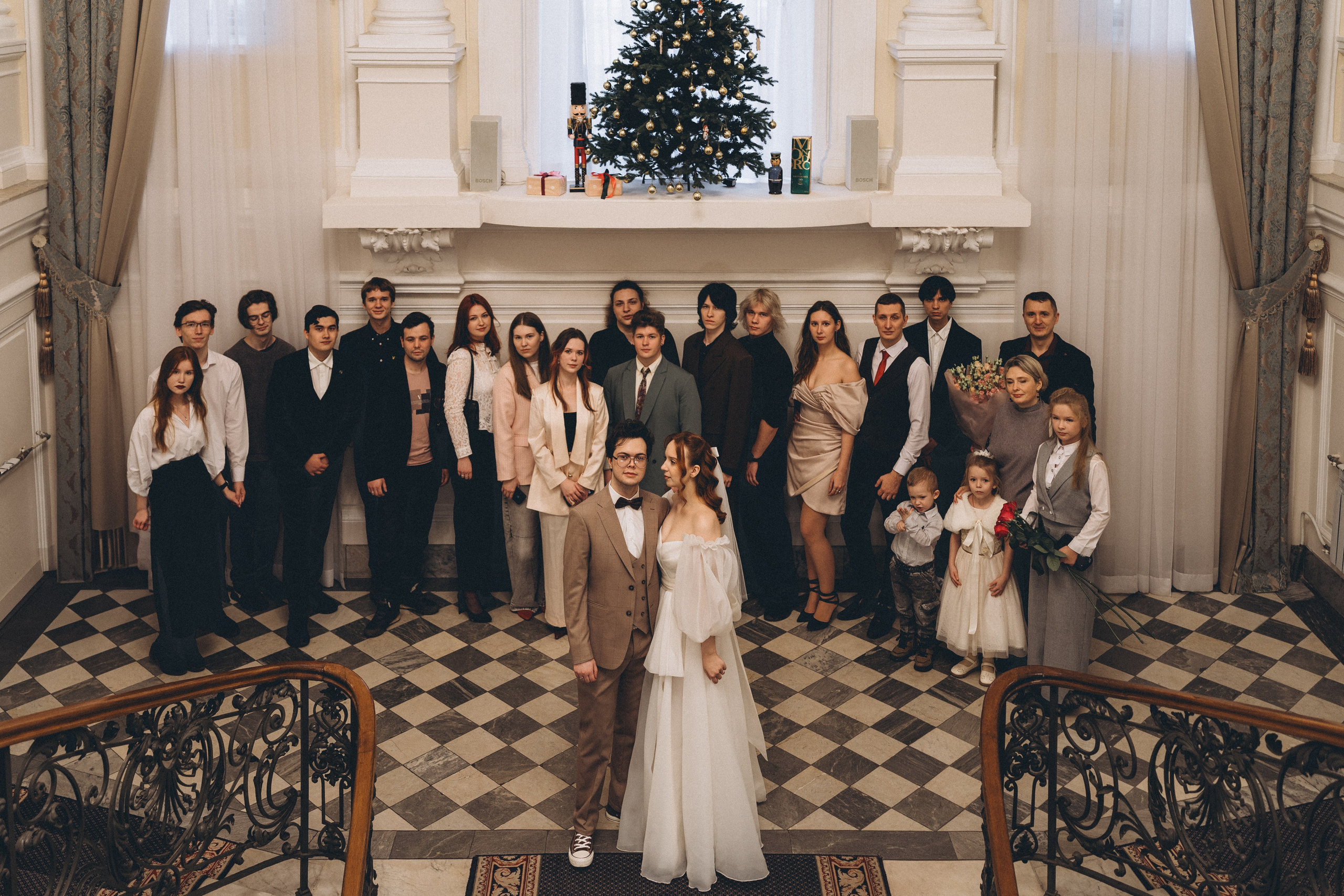 СВАДЕБНАЯ СЬЕМКА ВО ВТОРОМ ДВОРЦЕ С ГОСТЯМИ И ПРОГУЛКА В ТАВРИЧЕСКОМ САДУ. Профессиональный фотограф, Санкт-Петербург — Виктория Богомолова