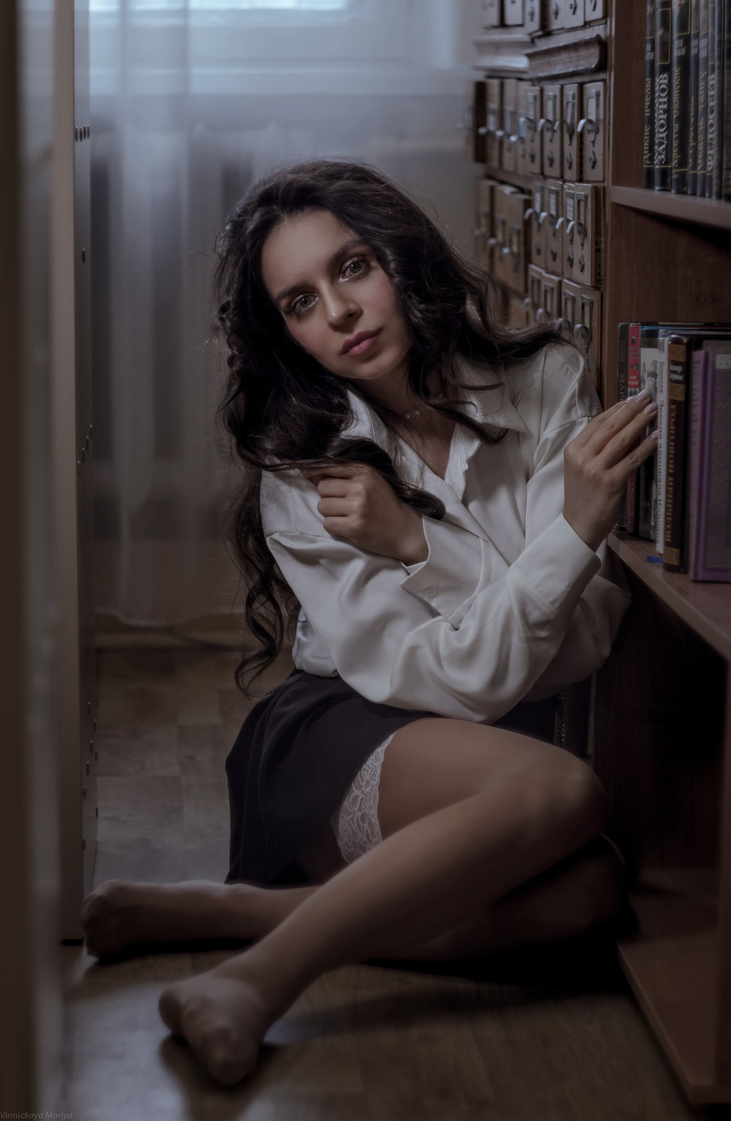 Нина . Библиотека. Фотограф Мария Винницкая