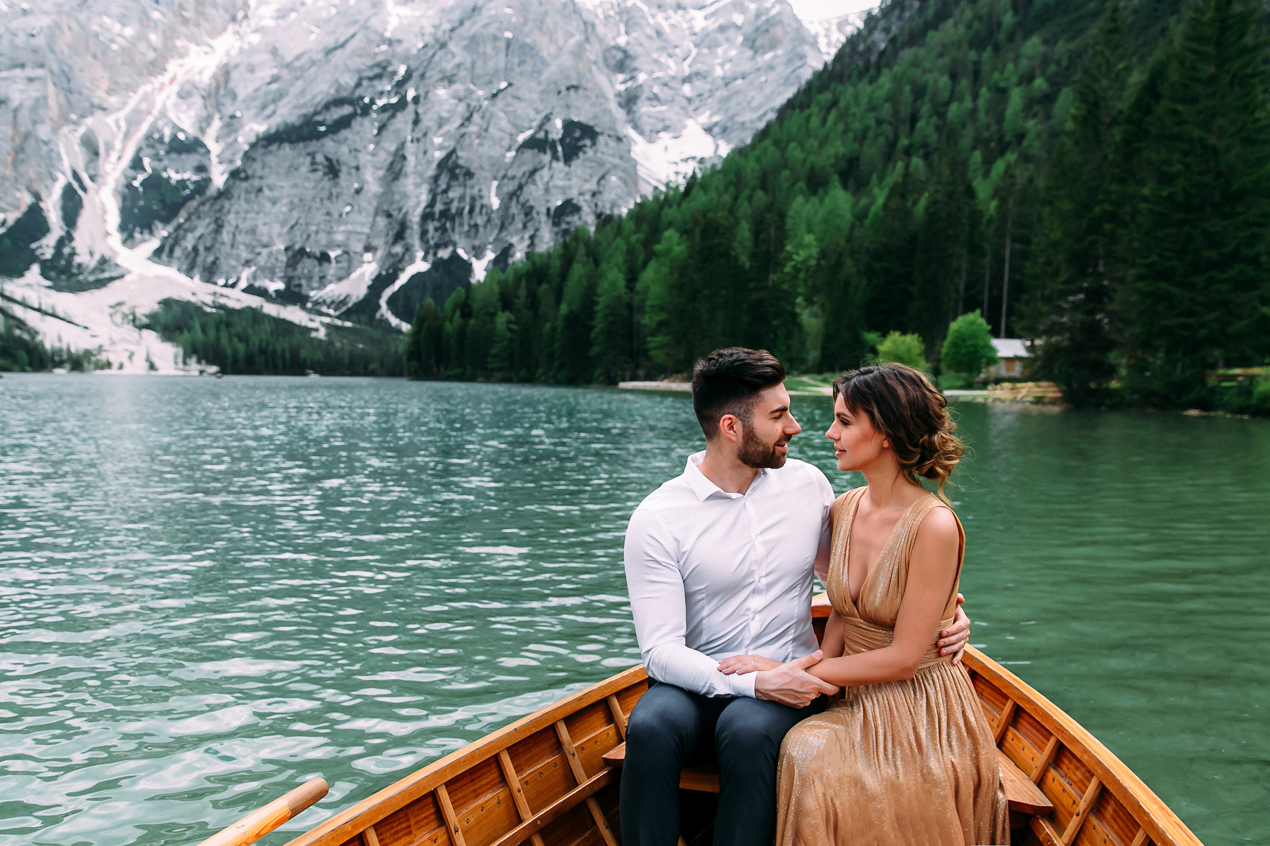 Кристина и Альби Италия, Лаго ди Брайес. Your story in photos