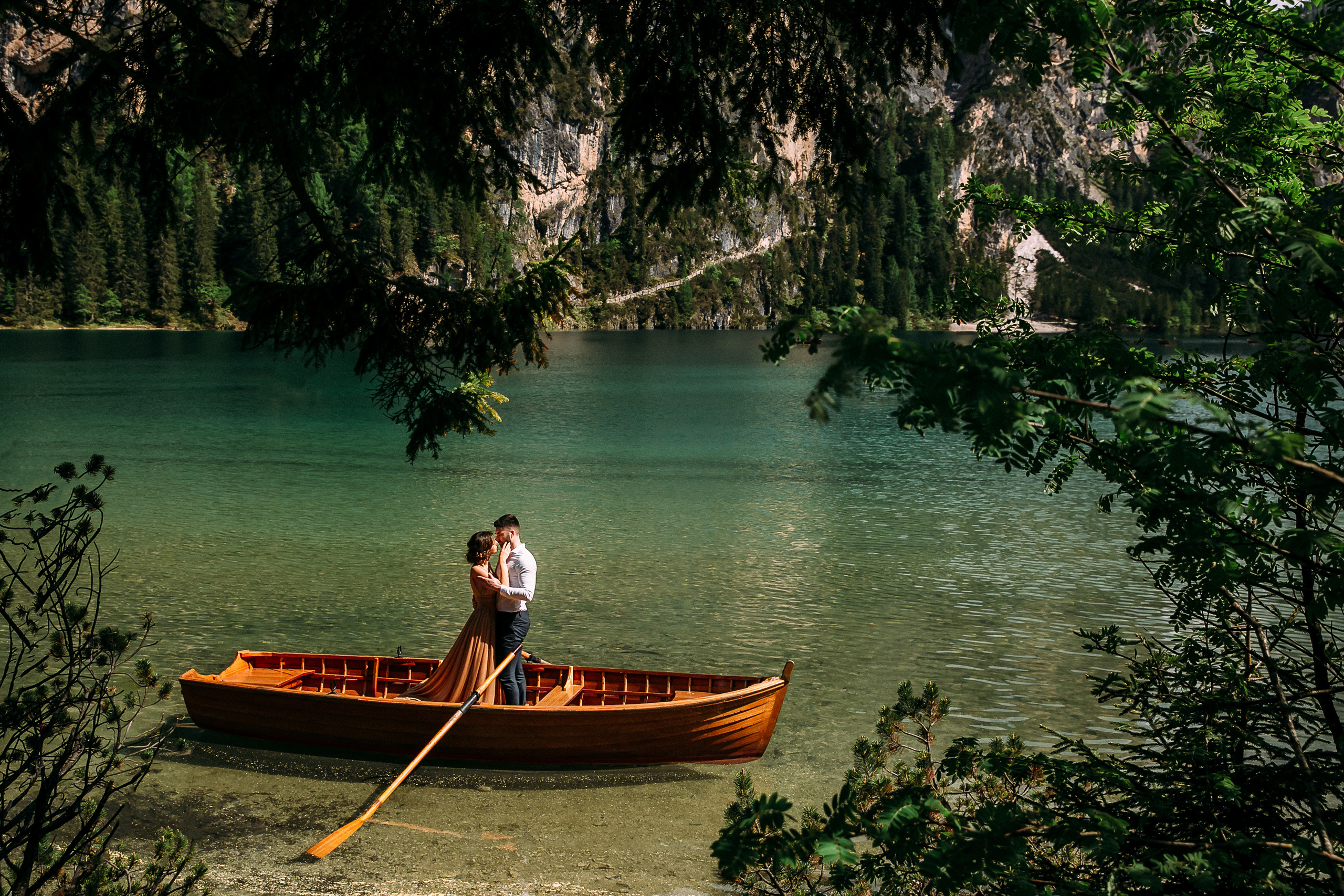 Кристина и Альби Италия, Лаго ди Брайес. Your story in photos