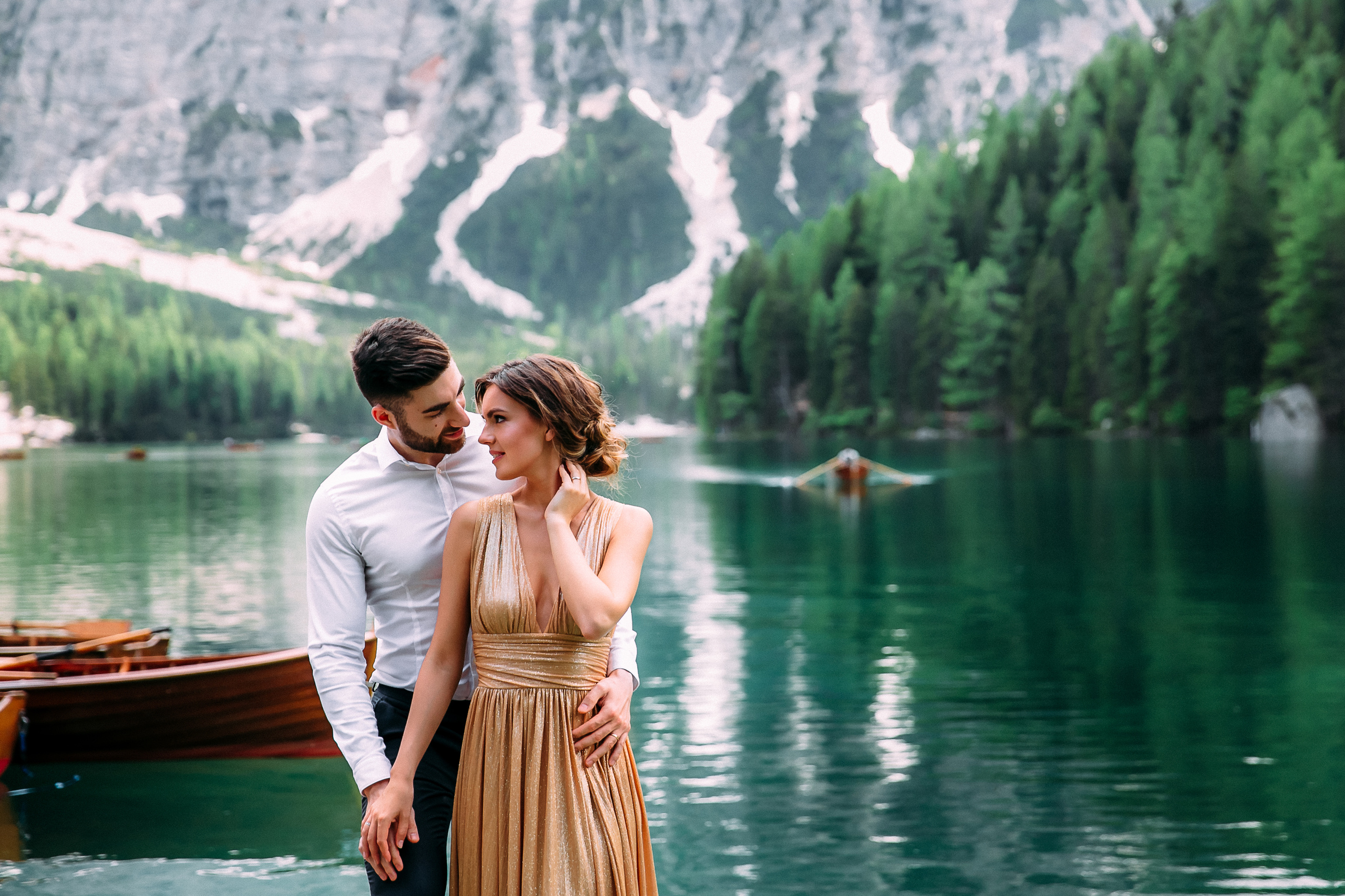 Кристина и Альби Италия, Лаго ди Брайес. Your story in photos