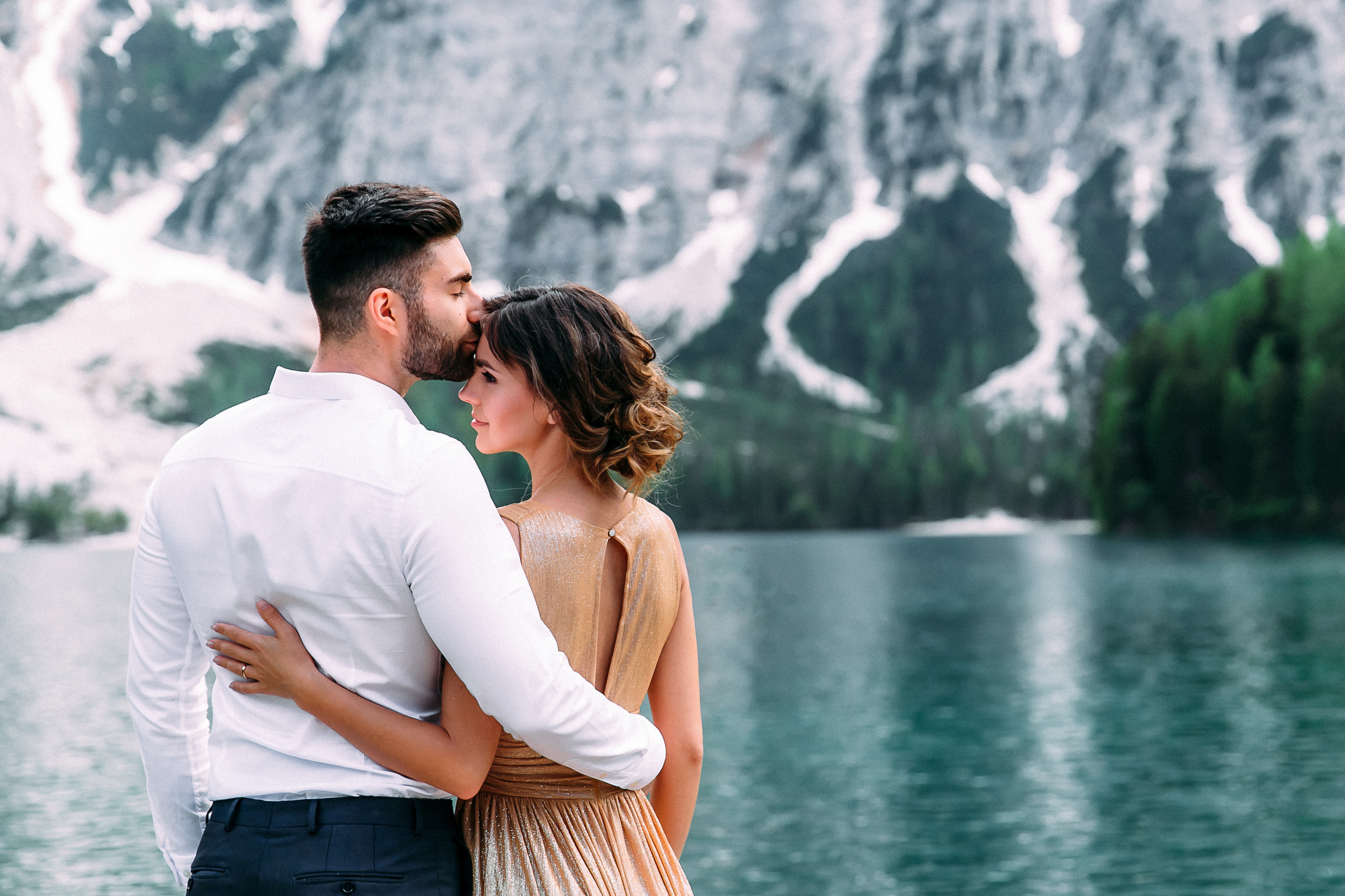 Кристина и Альби Италия, Лаго ди Брайес. Your story in photos