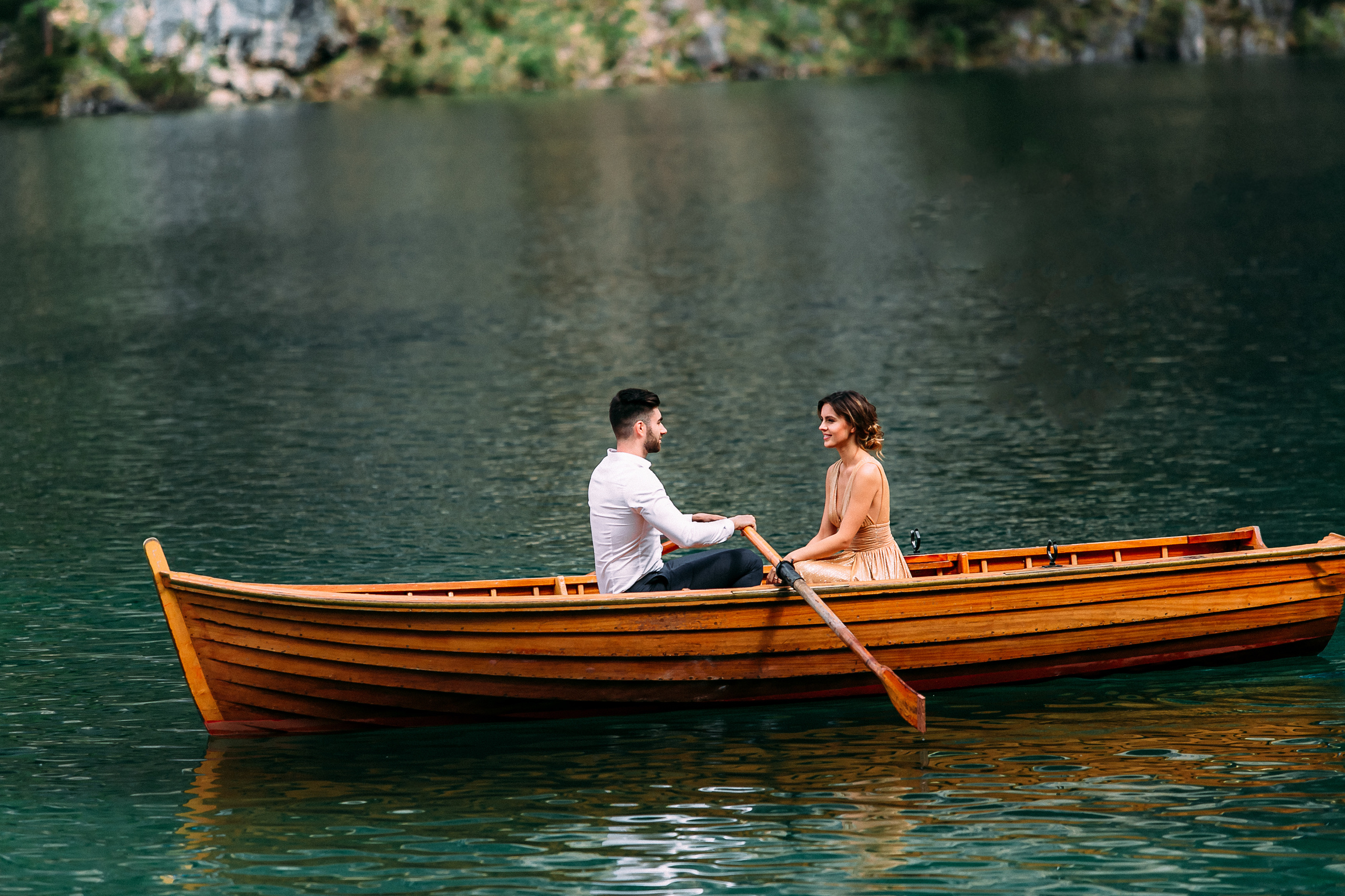 Кристина и Альби Италия, Лаго ди Брайес. Your story in photos