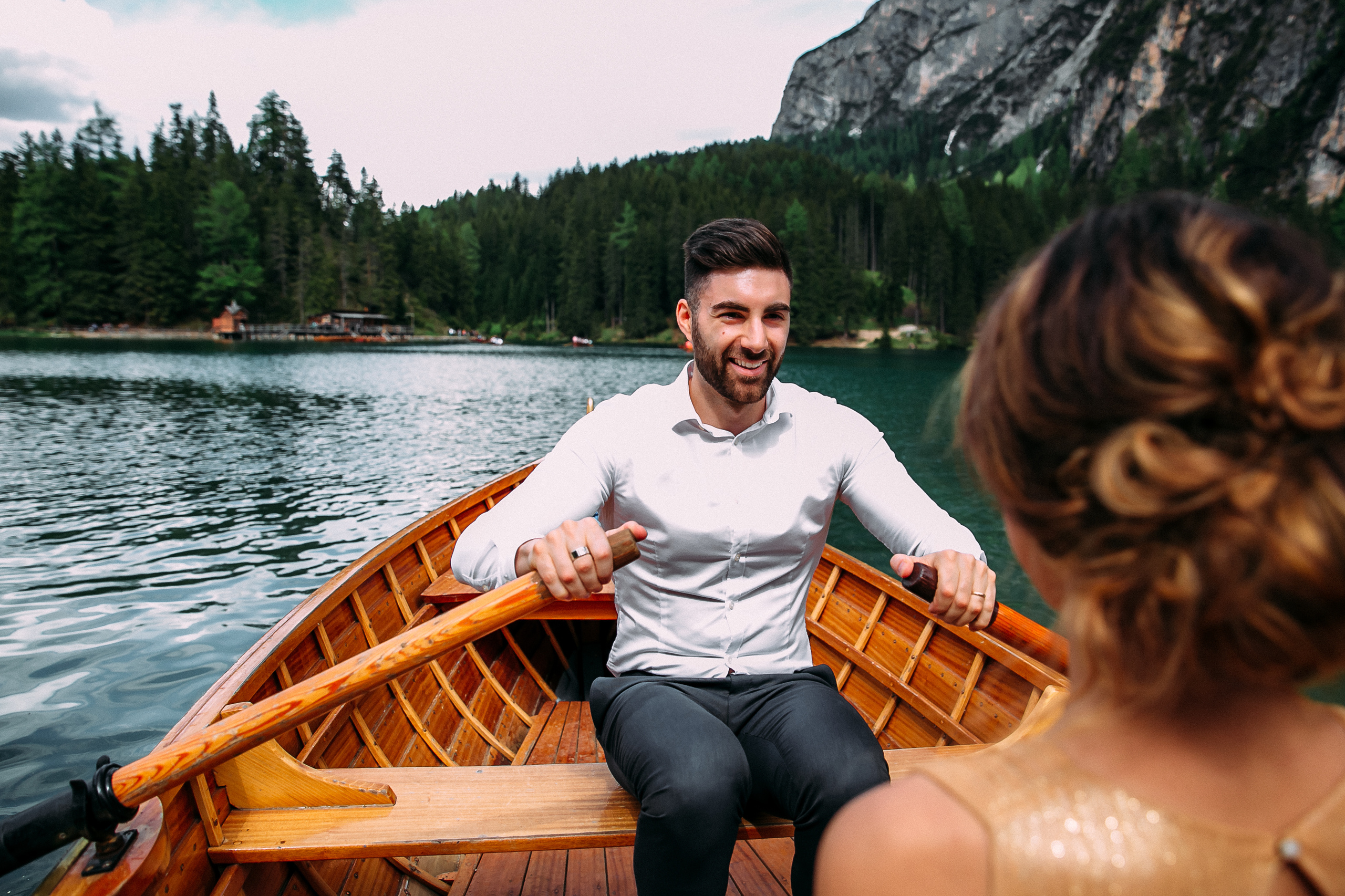 Кристина и Альби Италия, Лаго ди Брайес. Your story in photos