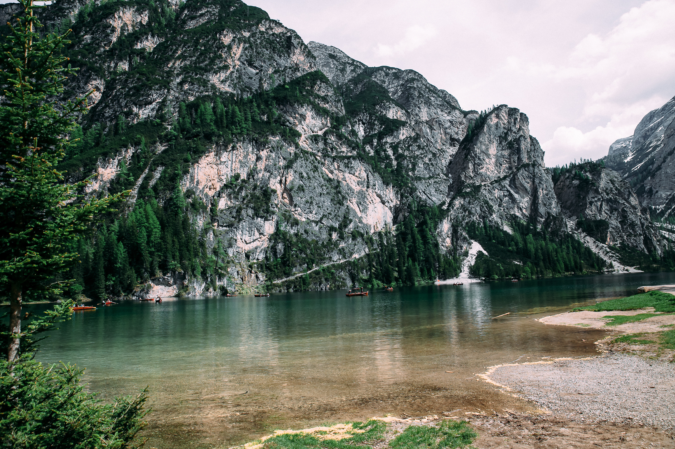 Кристина и Альби Италия, Лаго ди Брайес. Your story in photos