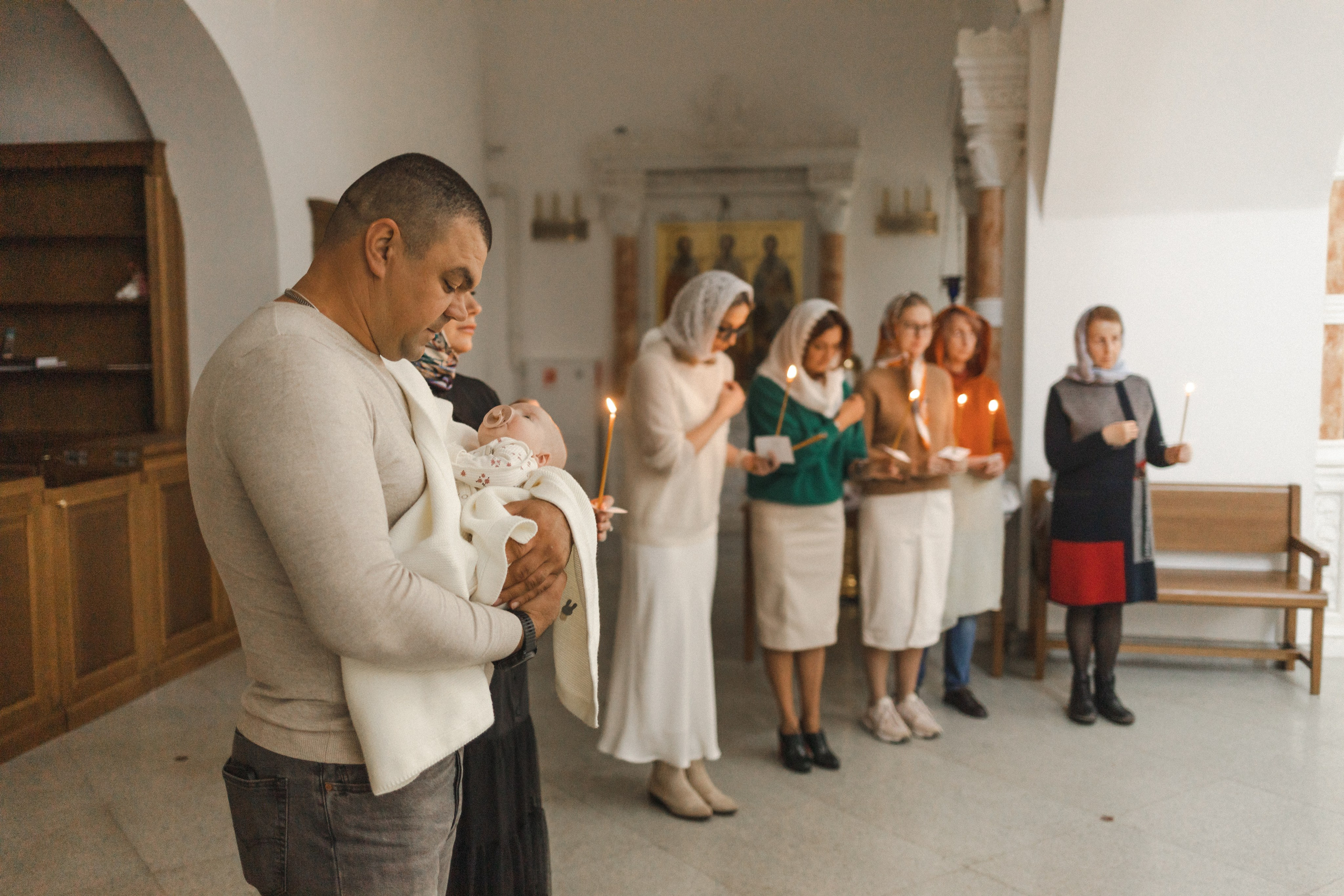 Крещение Стефании. Семейный фотограф в Москве