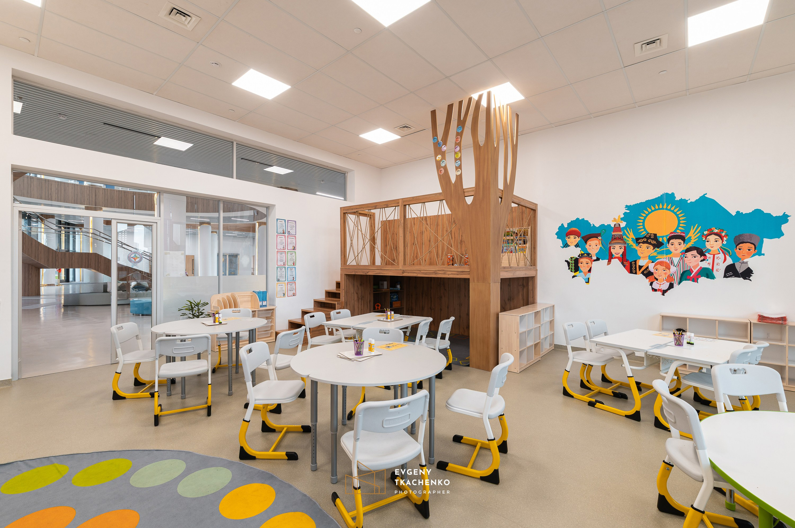 Kazakhstan International School, г. Астана. Архитектурный и интерьерный фотограф в Казахстане