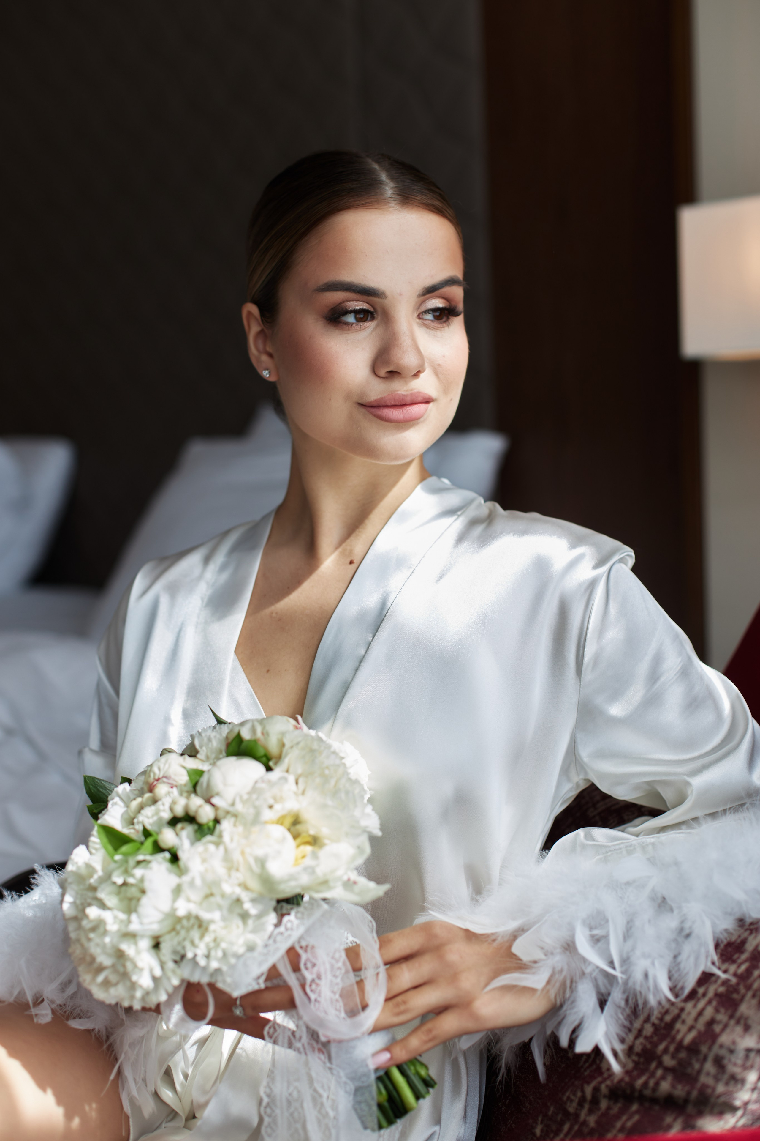 Фотосессия утра невесты в Hyatt Regency Moscow