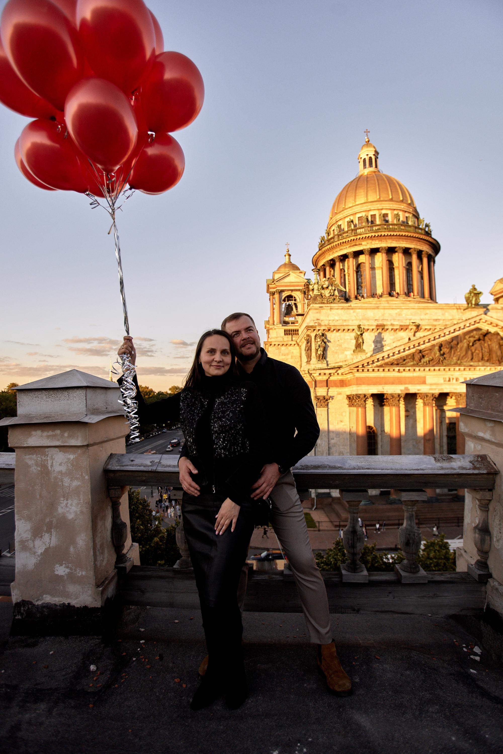 День рождения на крыше. Фотограф Санкт-Петербурге и Москве Анна Кривцова