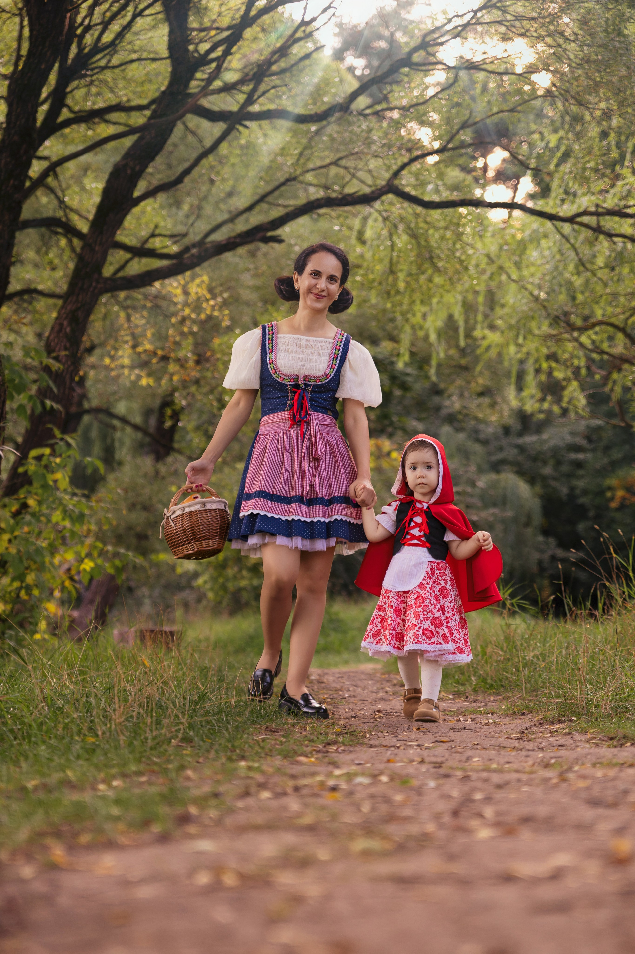 История невероятно храброй и милой Красной шапочки). Трубинова Екатерина | Семейный фотограф | Москва