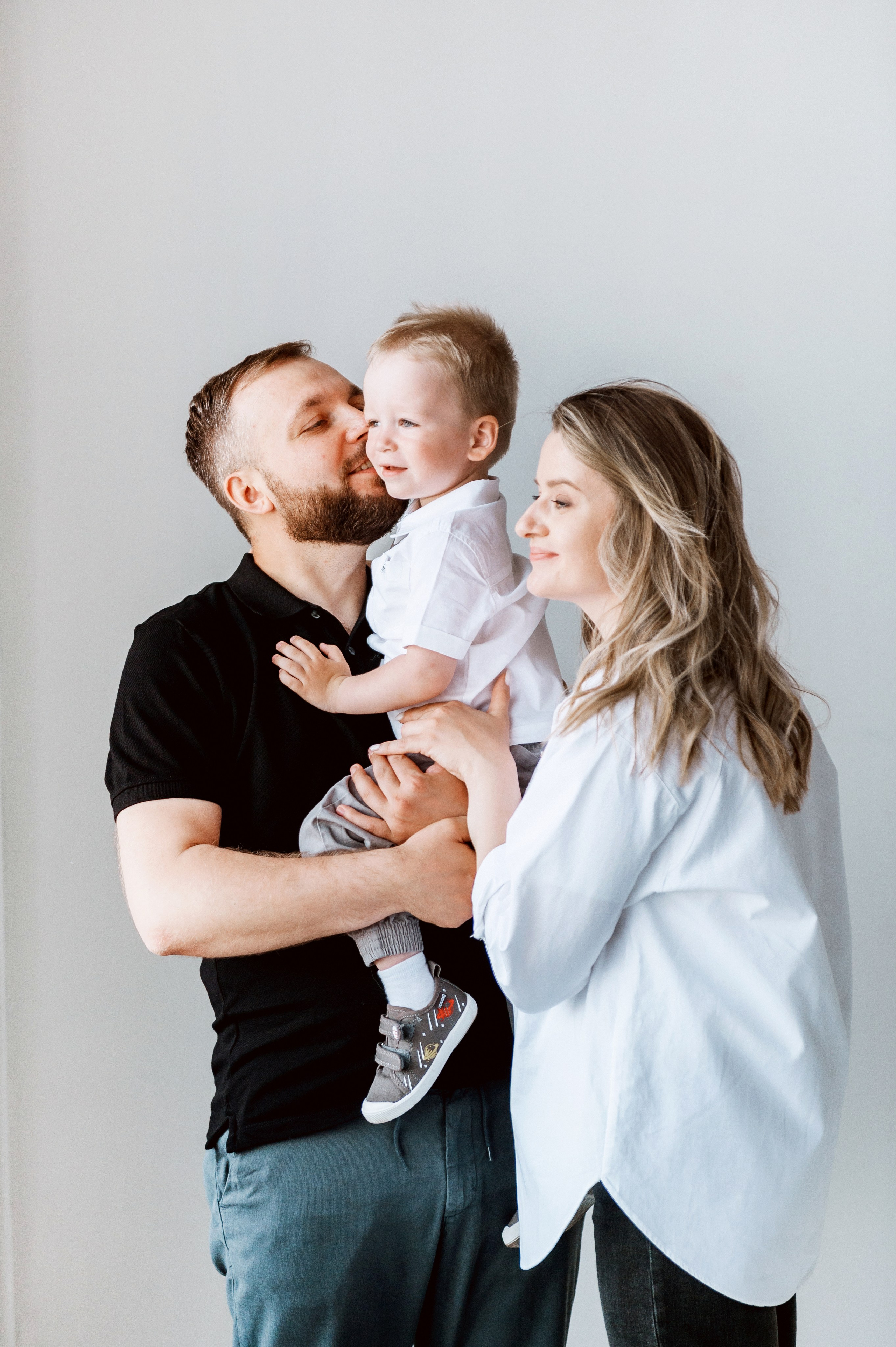 Семья, студия. Анна Смирнова. Фотограф, Москва