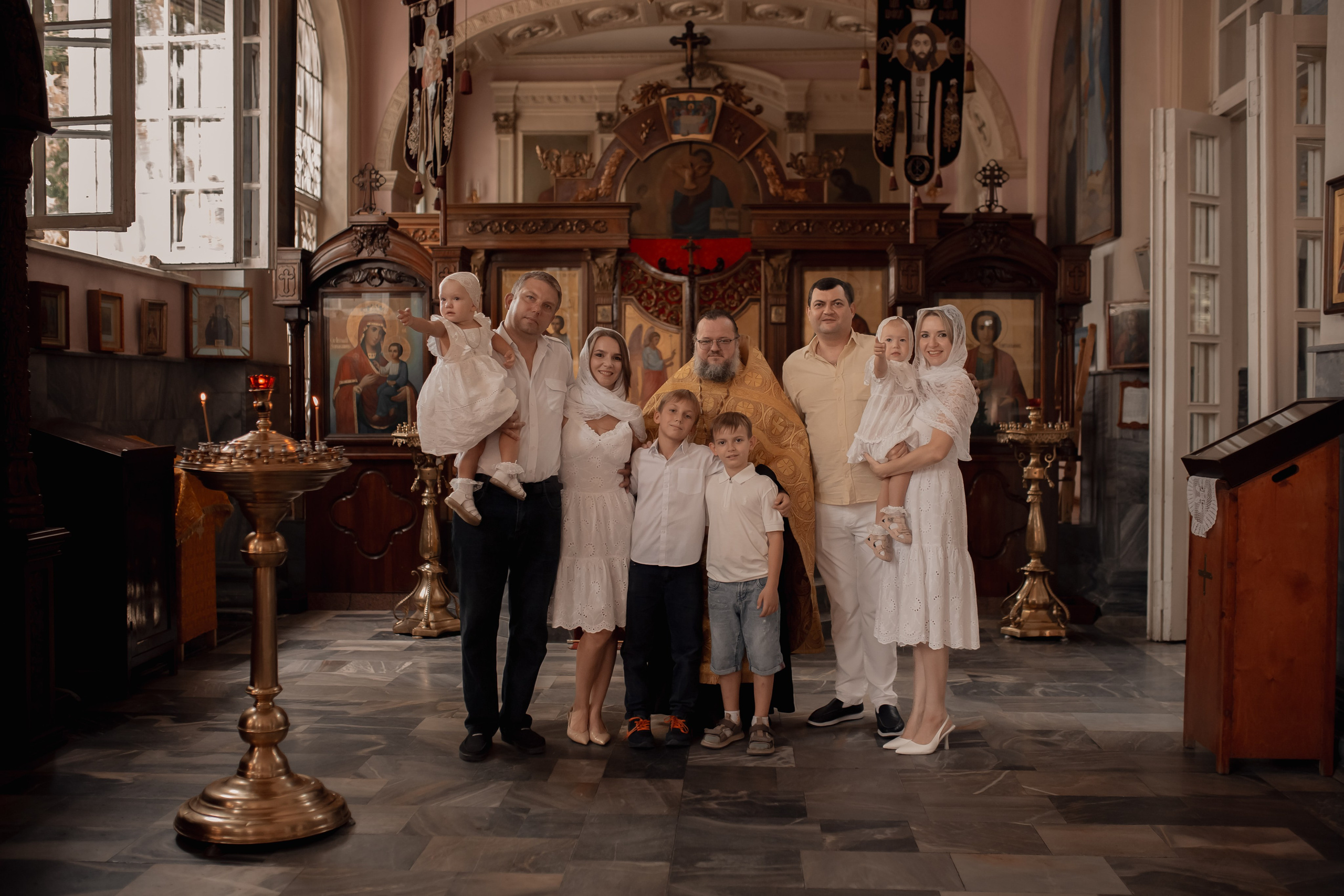 Крещение Алисы и Ксении. Фотограф на Крещение и Венчание в Ташкенте