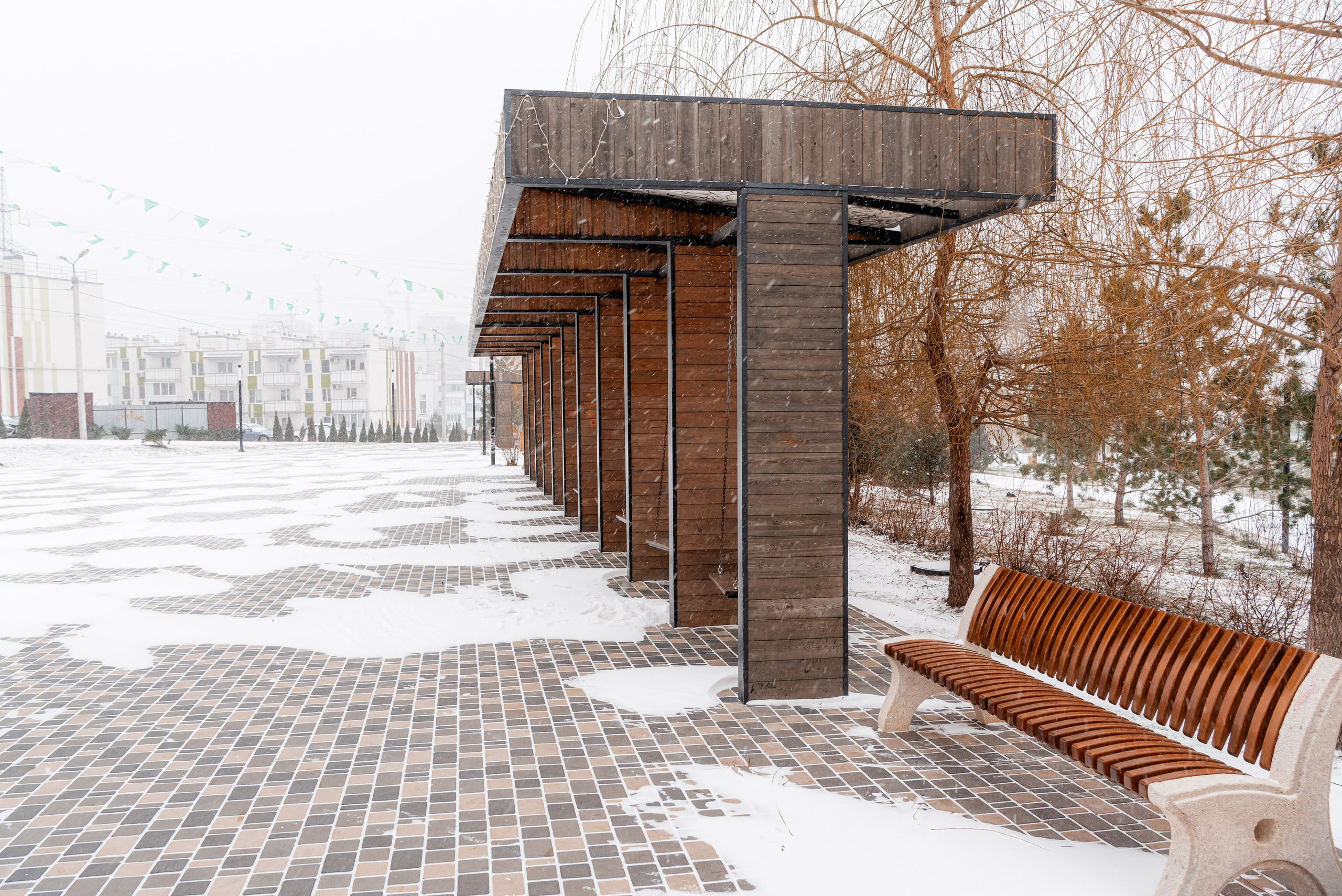 Зимняя съёмка улиц Родниковой Долины. Фотограф в Волгограде и Волжском Александр Горбань