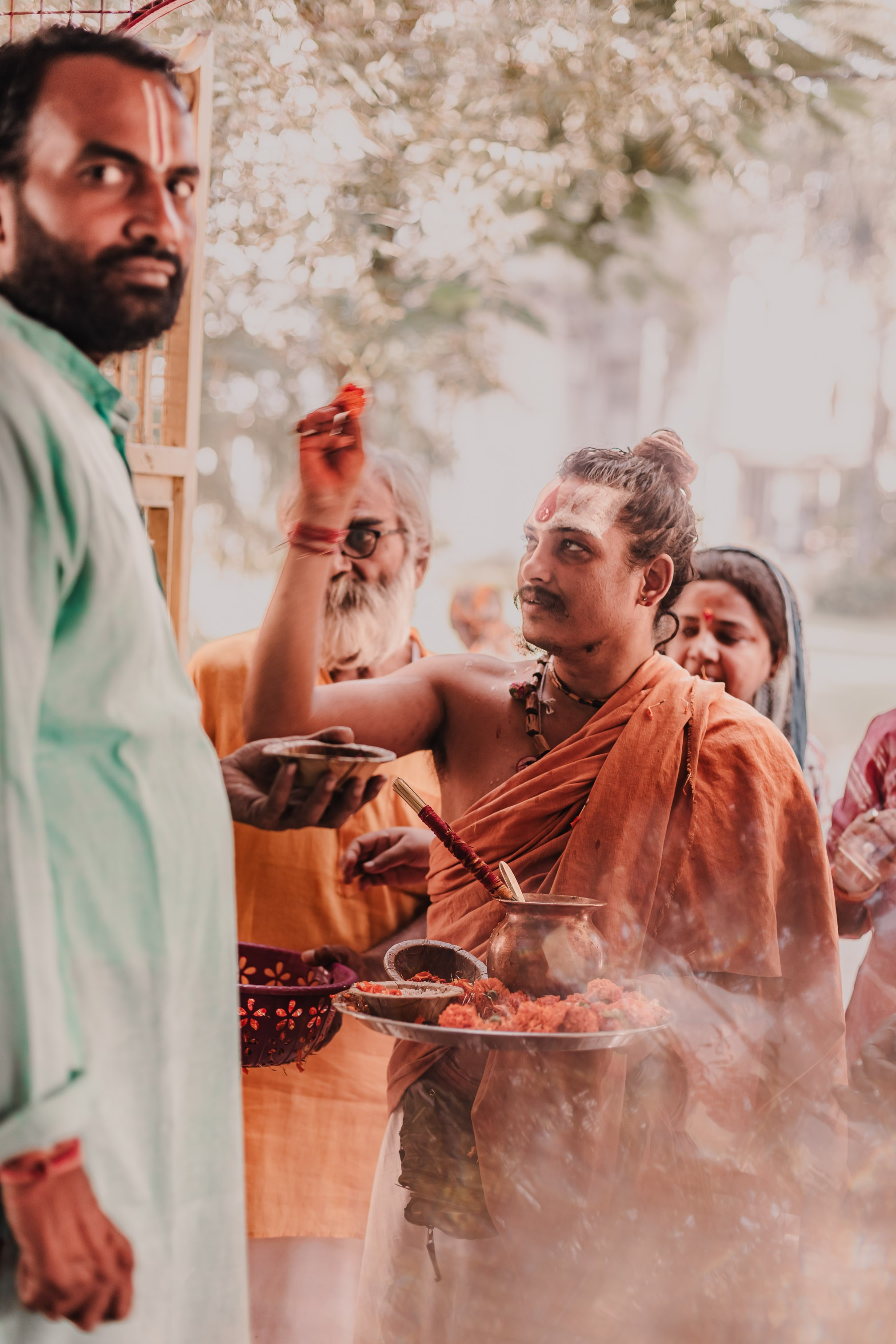 Lakshmi pooja in India. Mariam Bagdasaryan