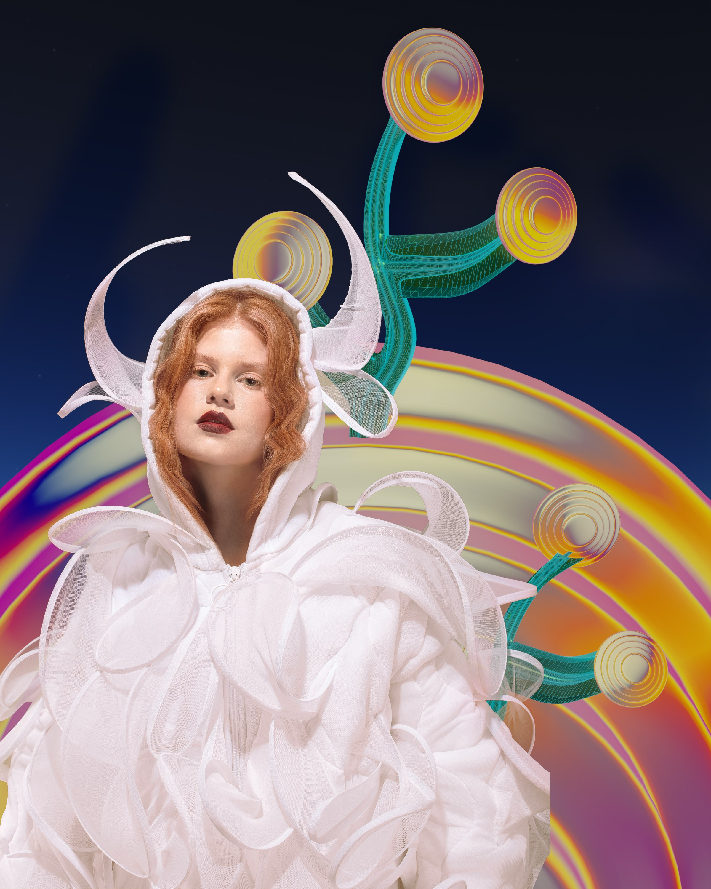 Cosmic tourists. Alyona Pukhanova — photographer, stylist, 3d designer, artist — Tbilisi, Georgia