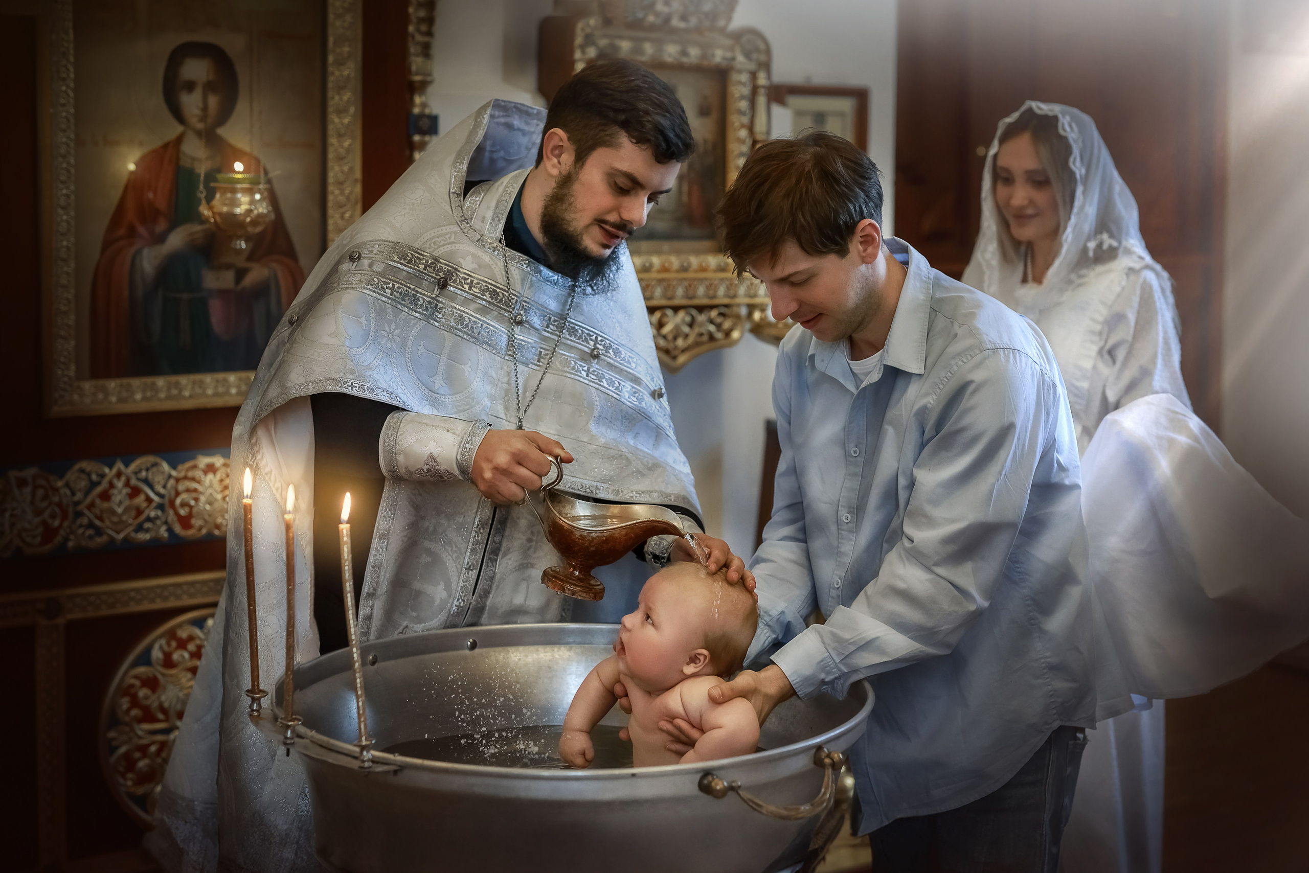 Фотосессия крещения
