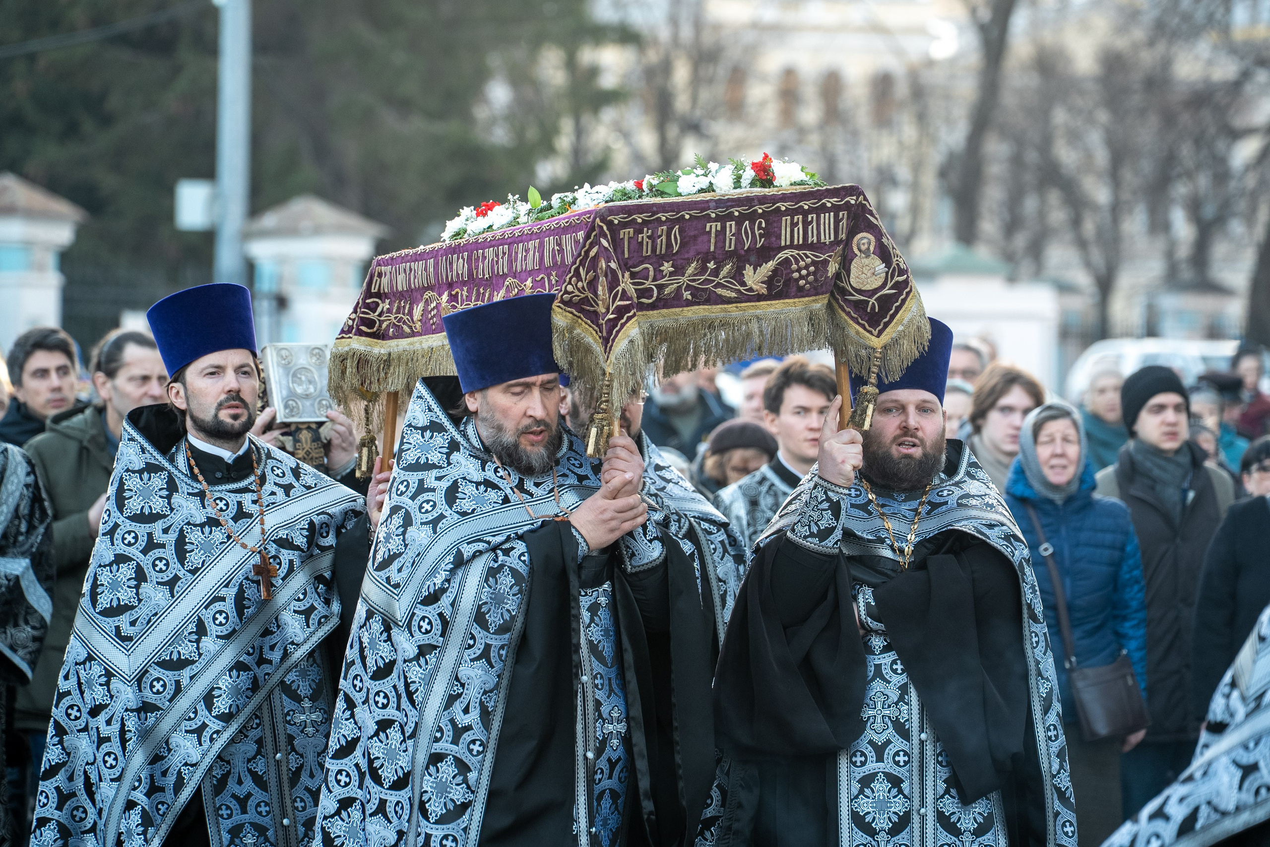 Великая пятница. Утреня с великим славословием. Чин погребения Спасителя. НИКОЛО-БОГОЯВЛЕНСКИЙ МОРСКОЙ СОБОР