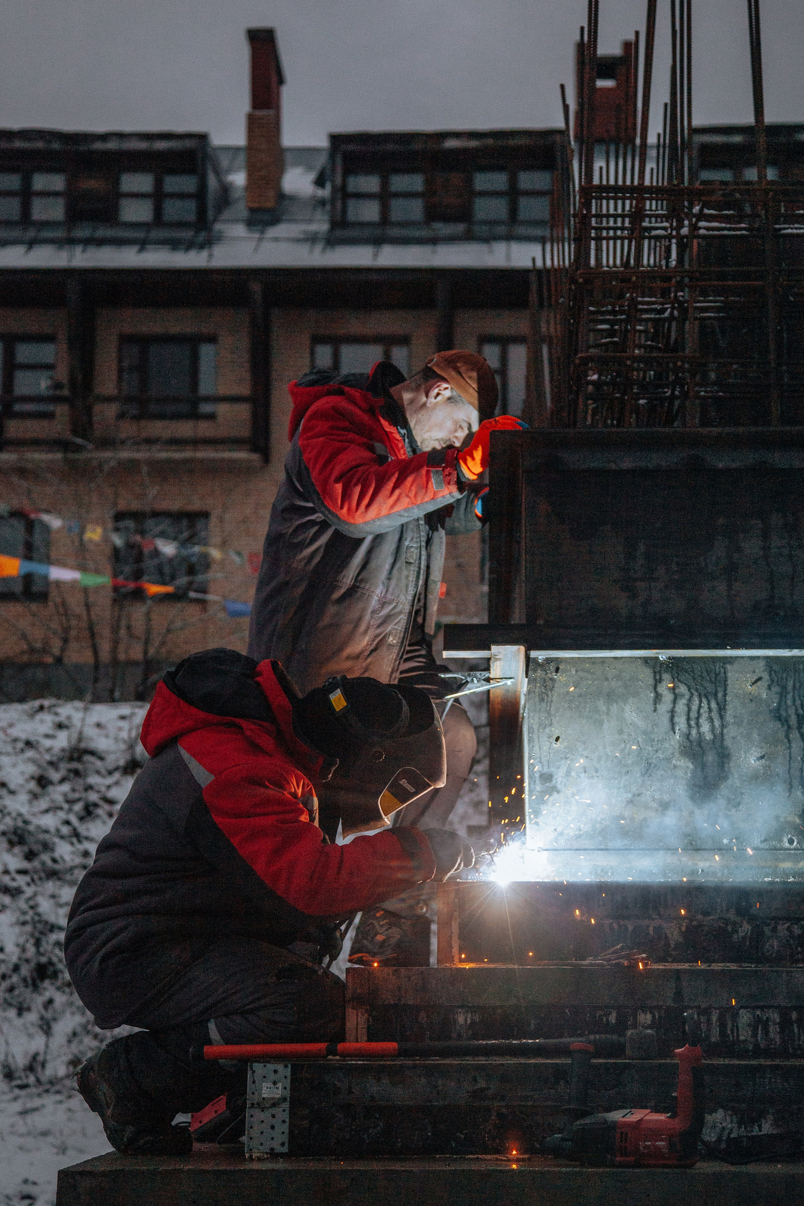 Строительство Ступы в Яхроме. Фотография, как она есть