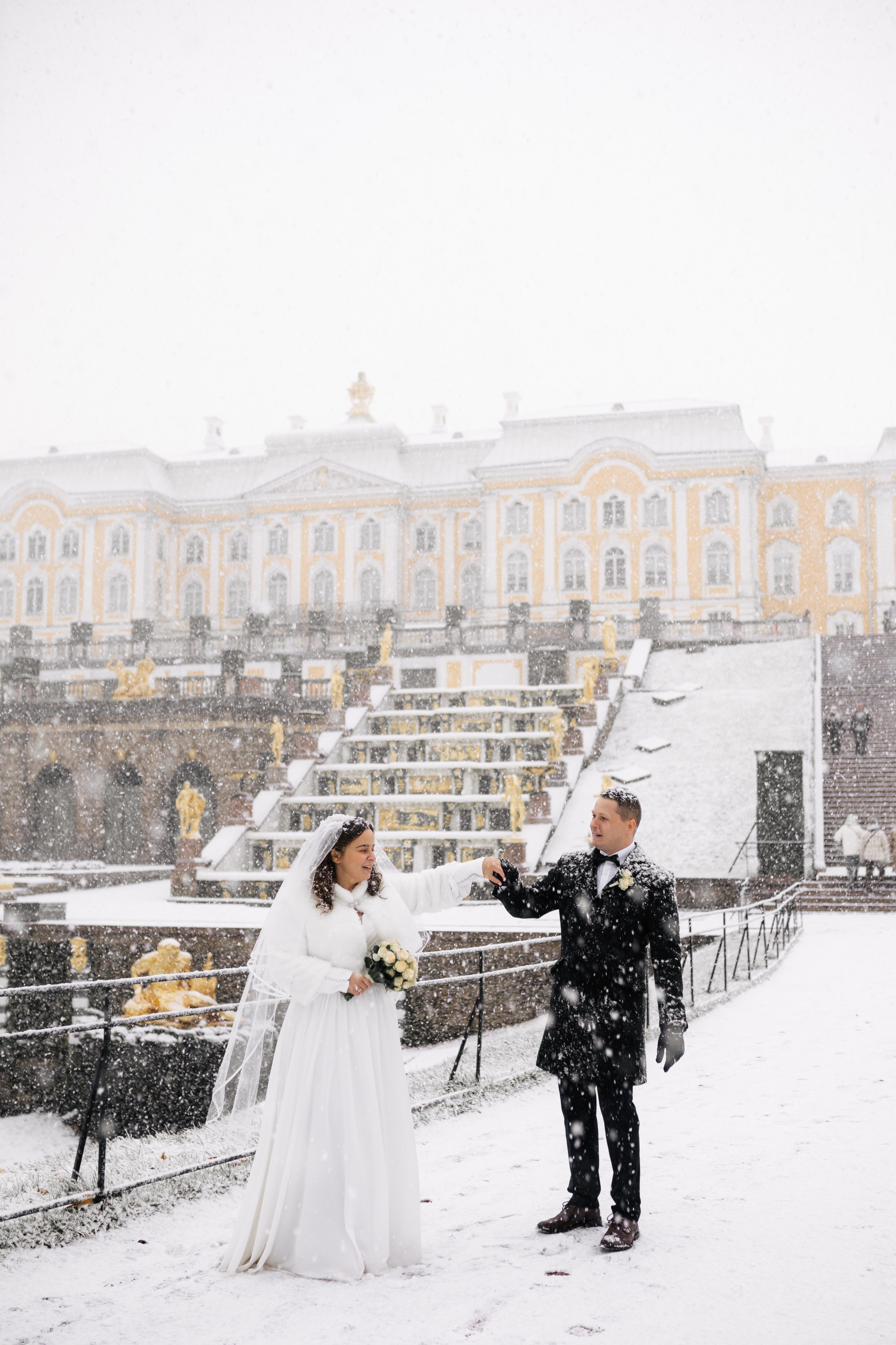 А снег идет!. Свадебный и женский фотограф в Санкт-Петербурге Муртеева Екатерина