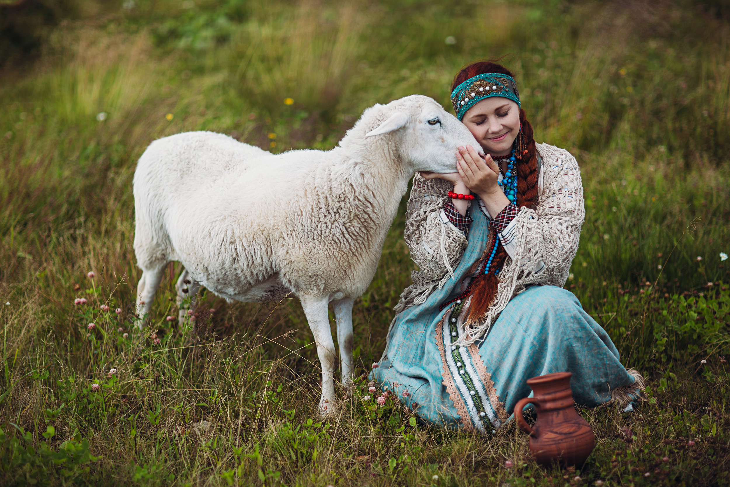 РУССКО-НАРОДНЫЕ МОТИВЫ. Портретный фотограф Микаэлла Сперанская