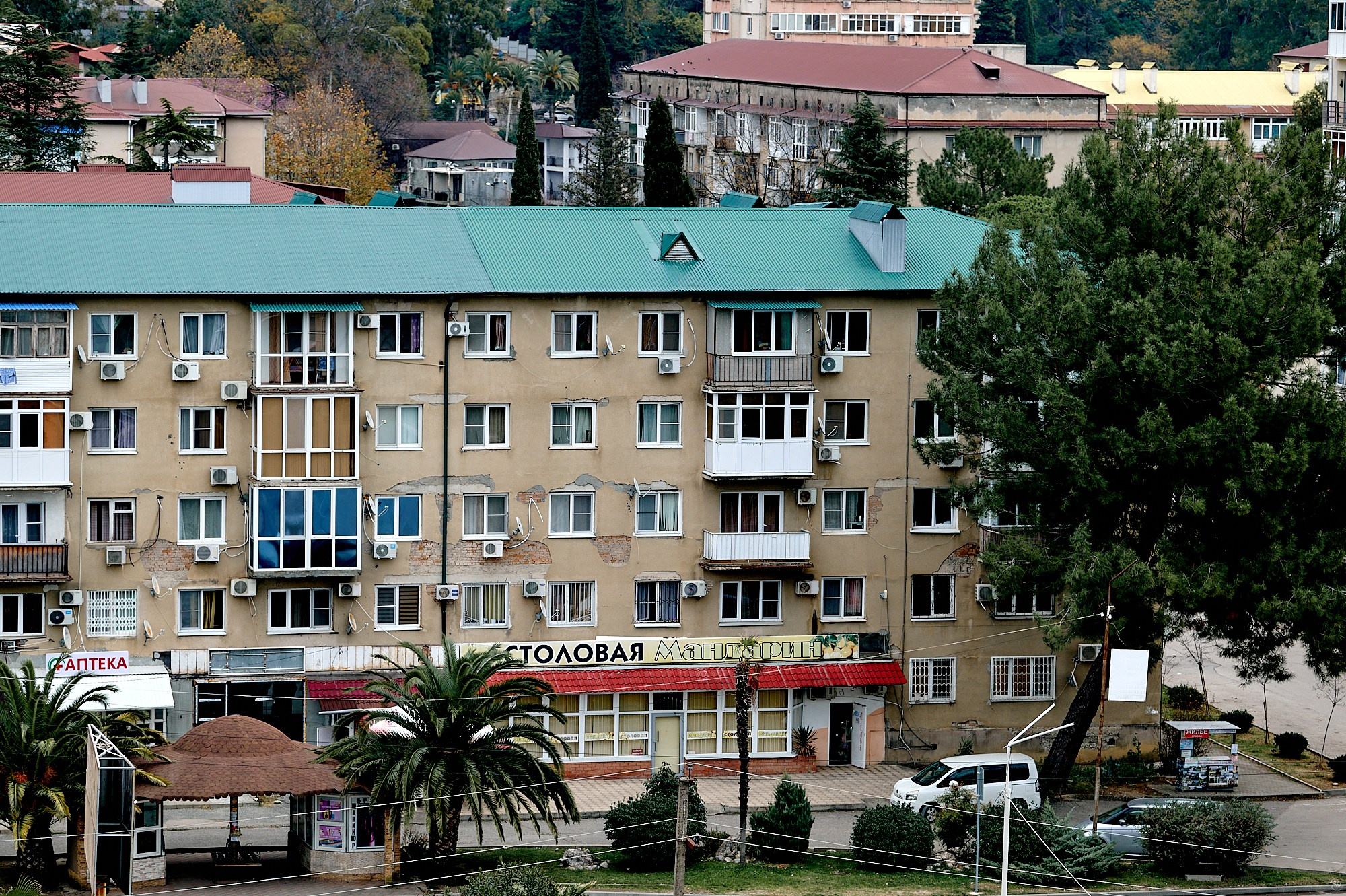 Гагра, Абхазия. Декабрь 2024. Фотографии отовсюду и обо всем