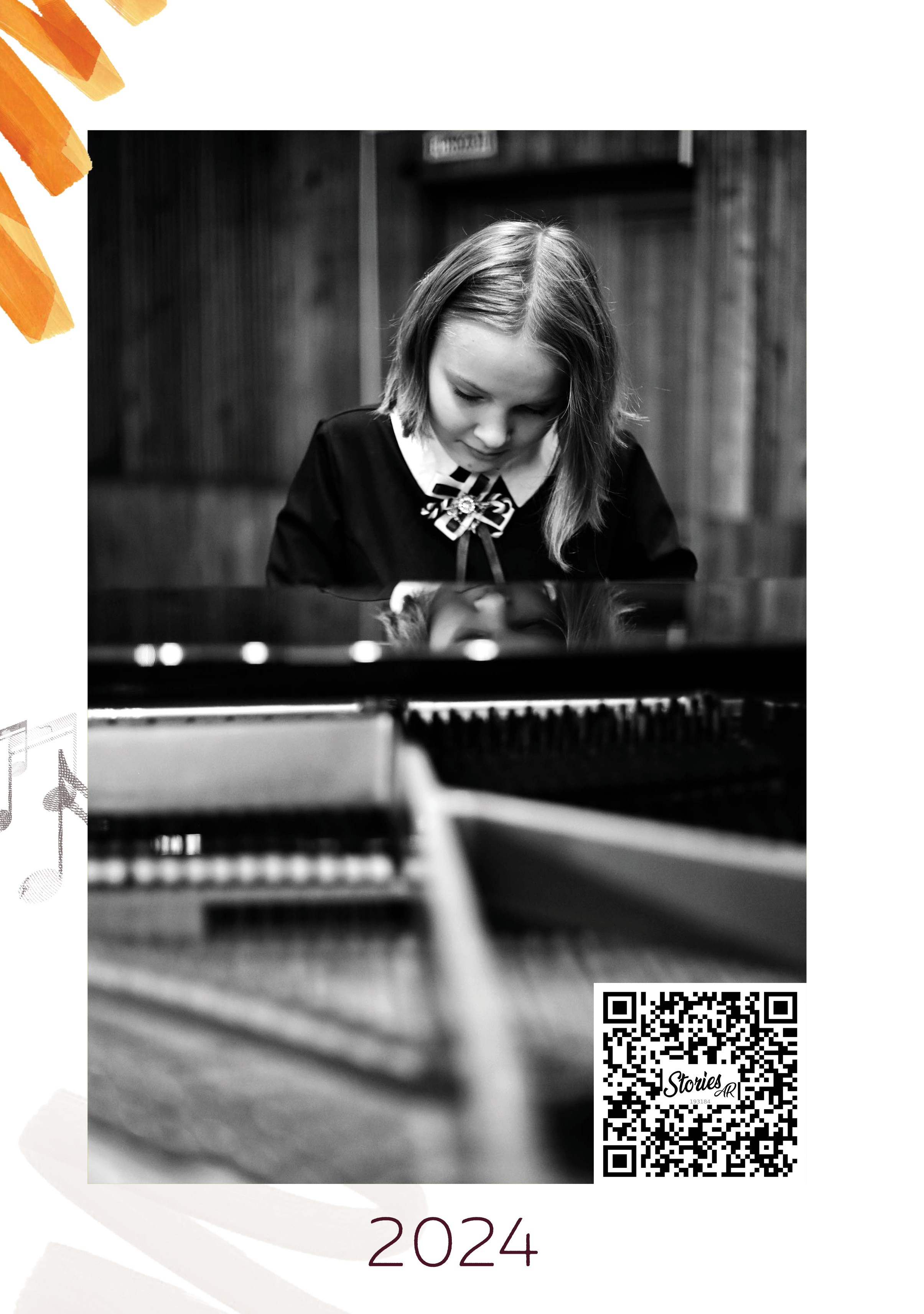 Александра, фортепиано (большой, индивидуальный альбом). Фабрика выпускных альбомов