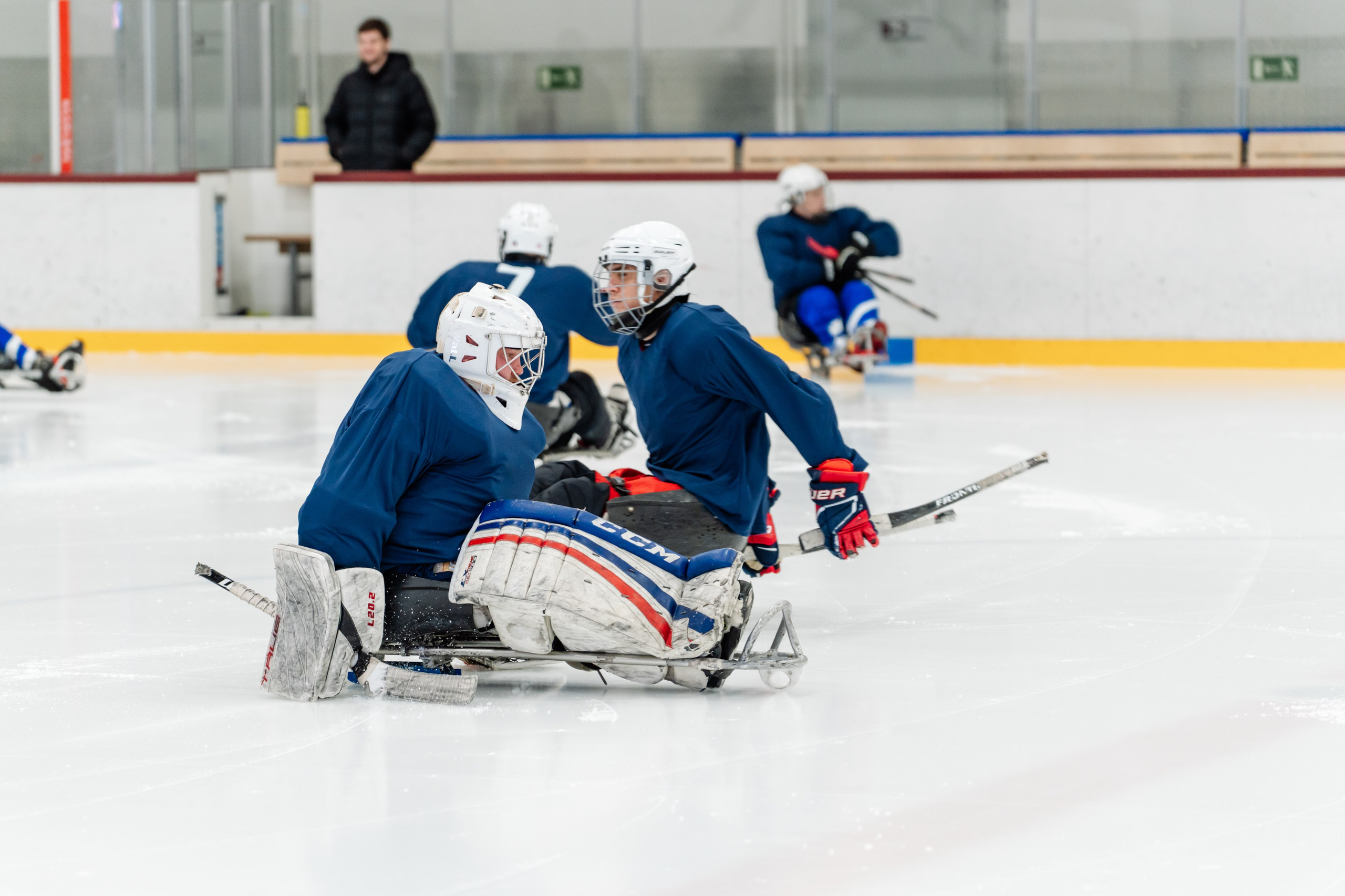 Игра в следж хоккей приуроченная 23.02.26 в арене Сталкер