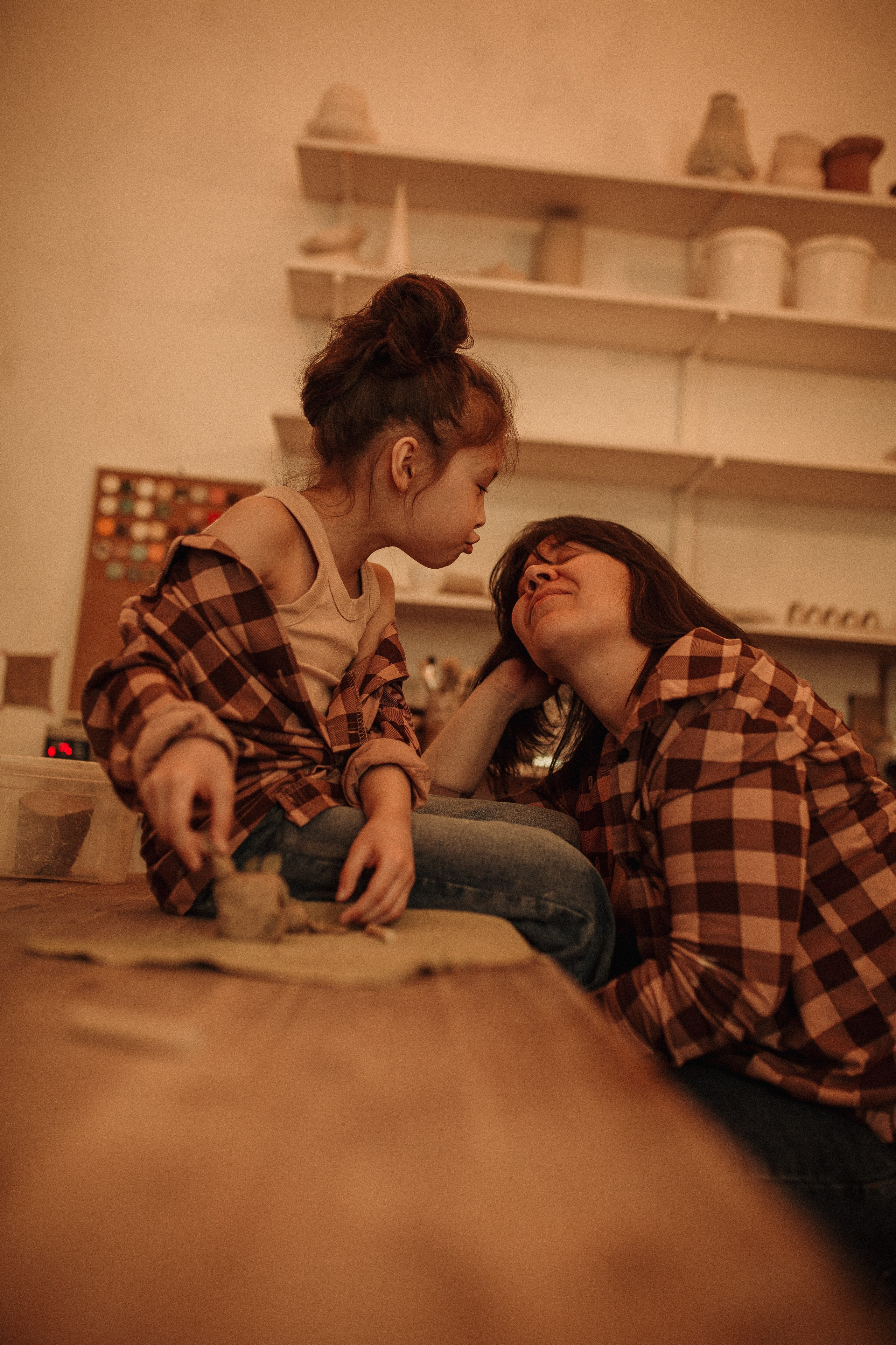 Дина & София гончарная. Семейный и Свадебный фотограф в Санкт-Петербурге Плохая Екатерина