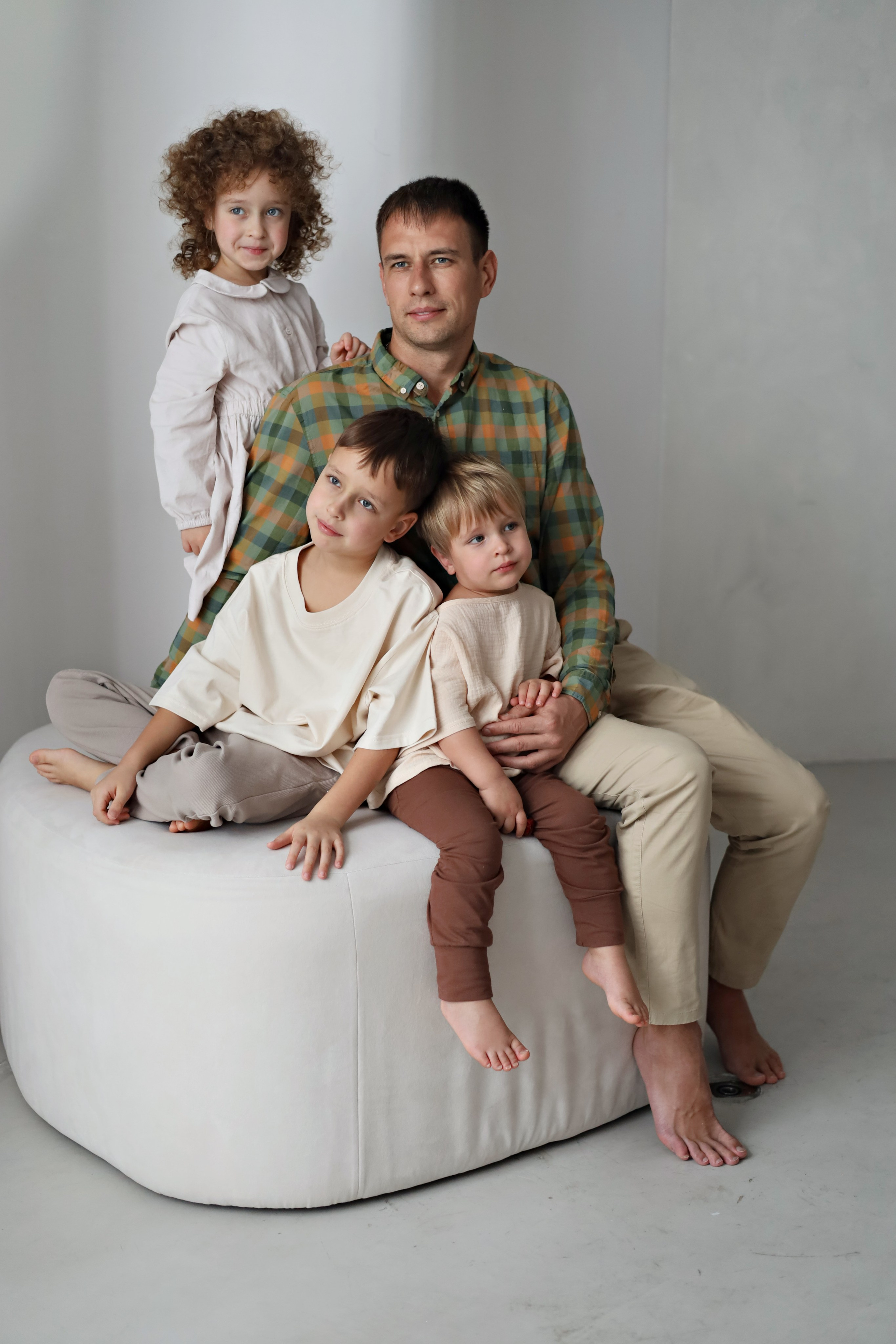 Большая семья (МК Насти Околот). Семейный фотограф в Казани Римма Гатауллина