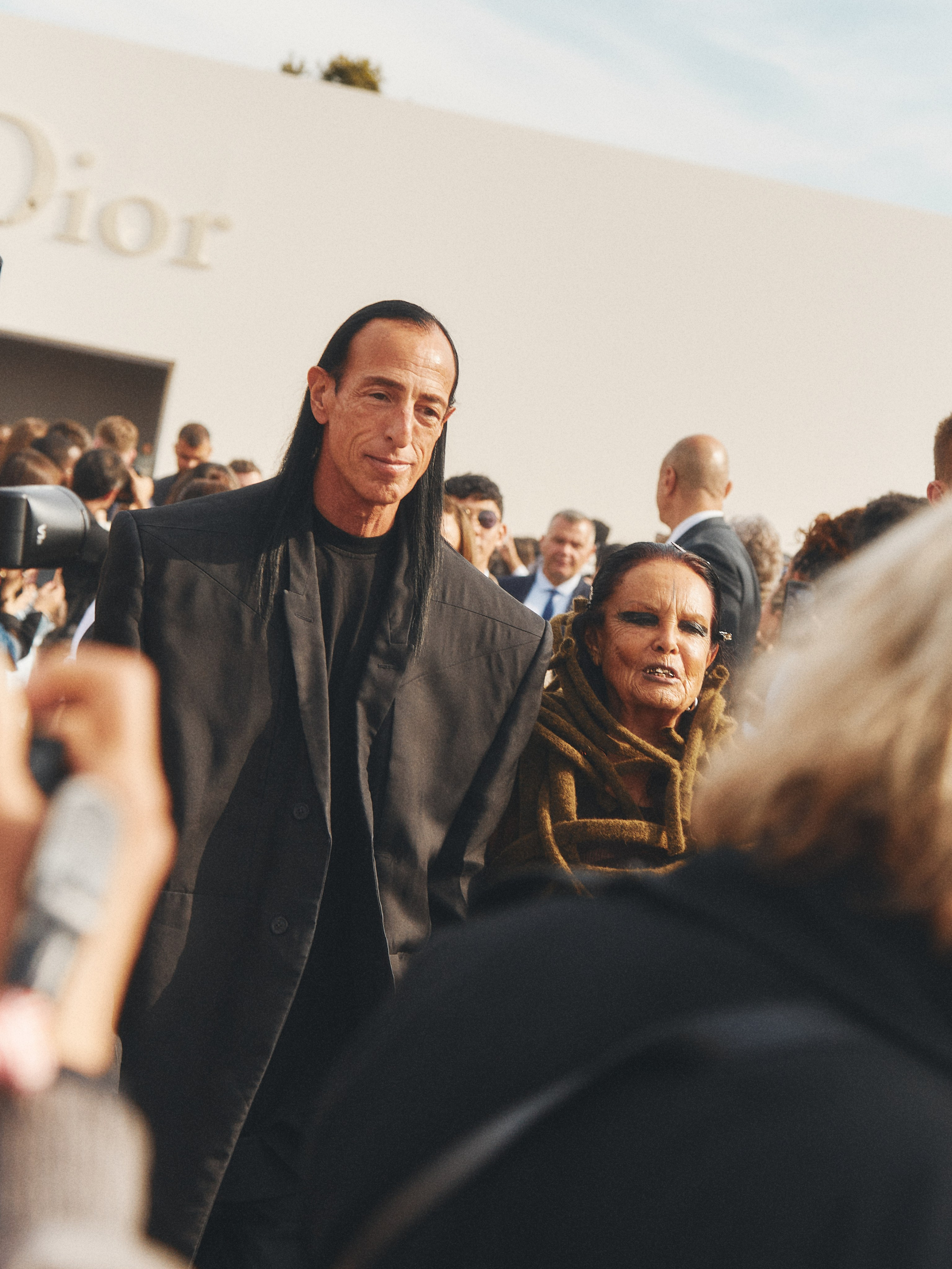 SS26 Dior Show Guests. Photographer Daria Ilkevich