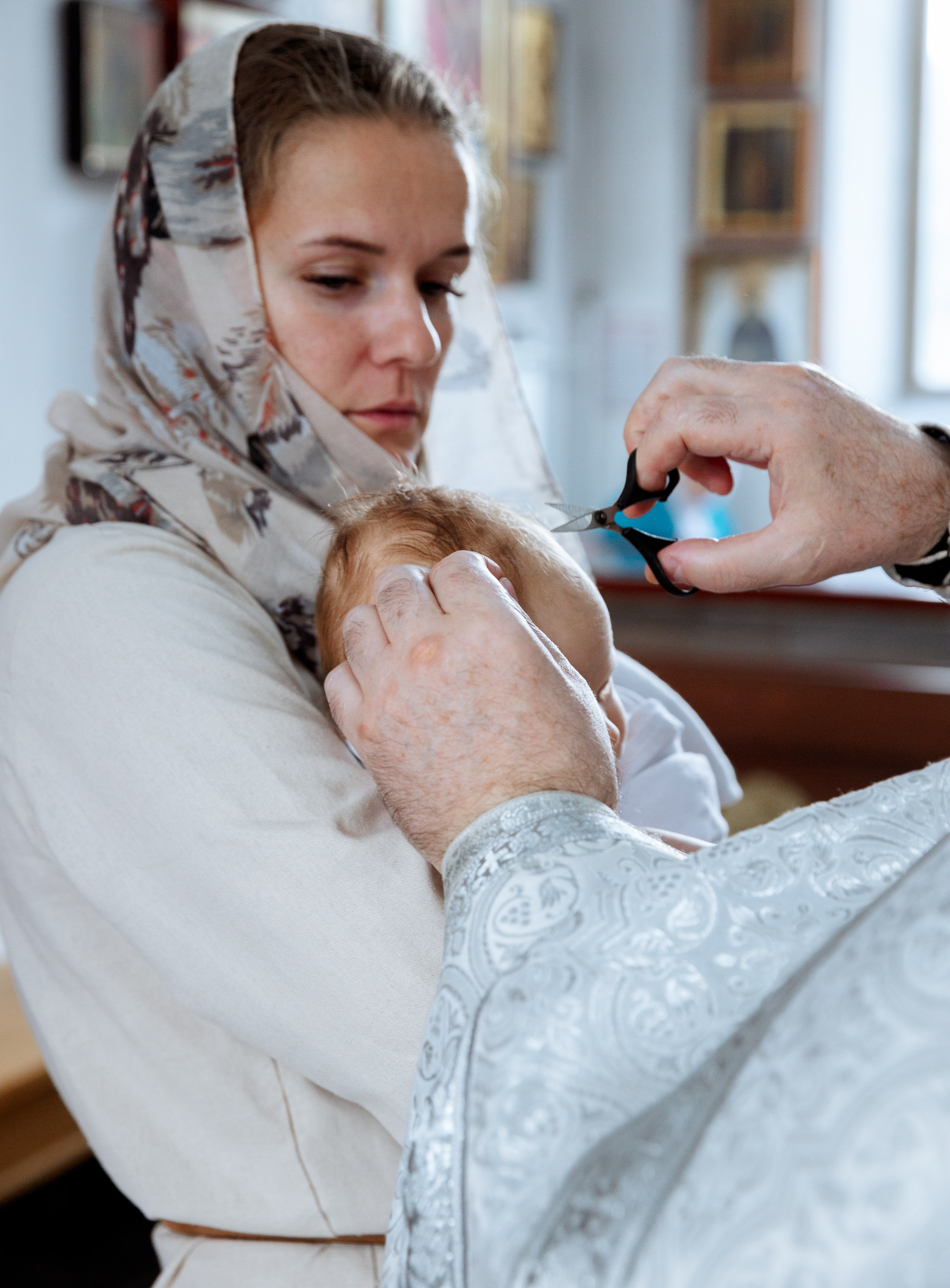 Крещение Сияны. Портретный и семейный фотограф в Москве Ирина Голубчина
